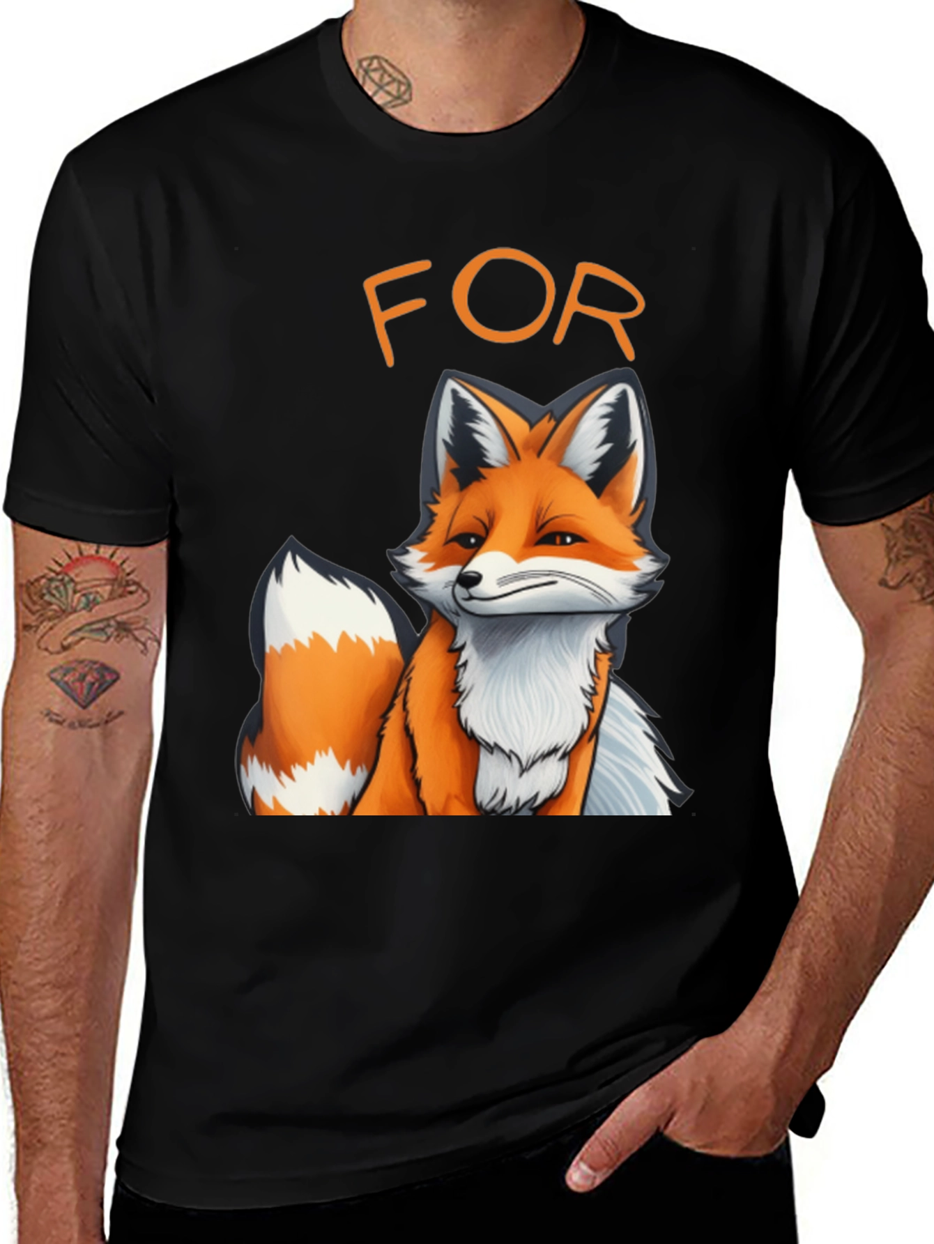 Variant 16 of Fox Cartoon T-Shirt - Perfect Gift for Fox Lovers