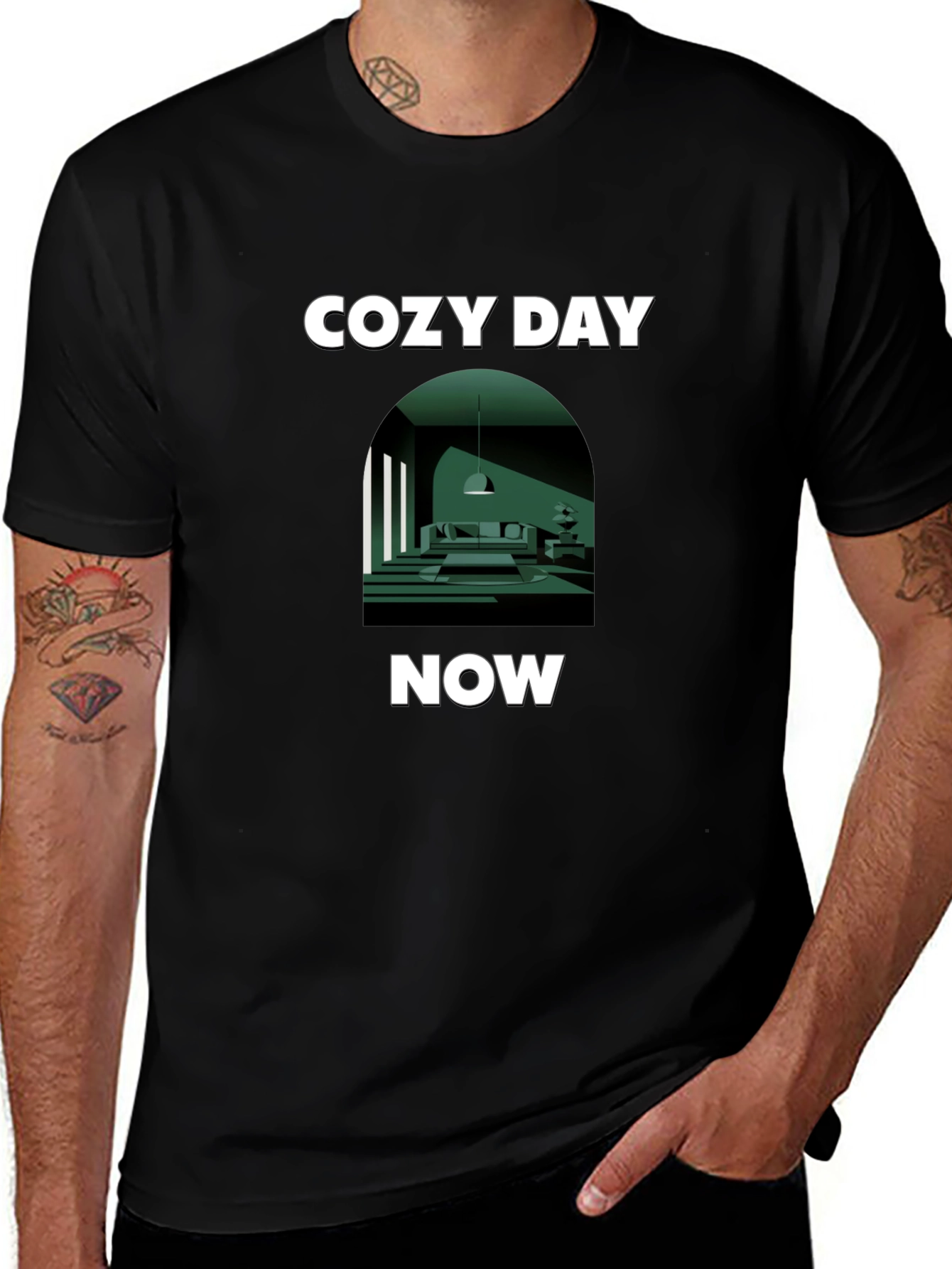 Variant 3 of Cozy Day Now Graphic Tee