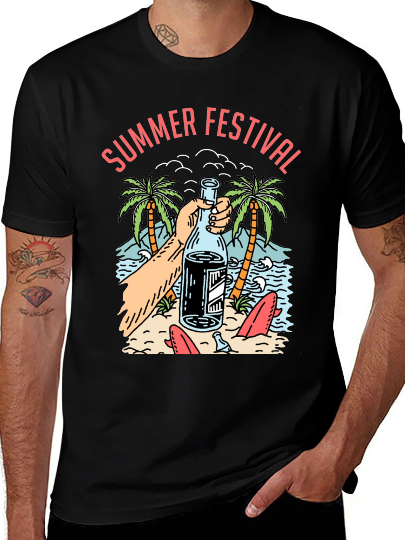 Summer Festival Graphic T-Shirt