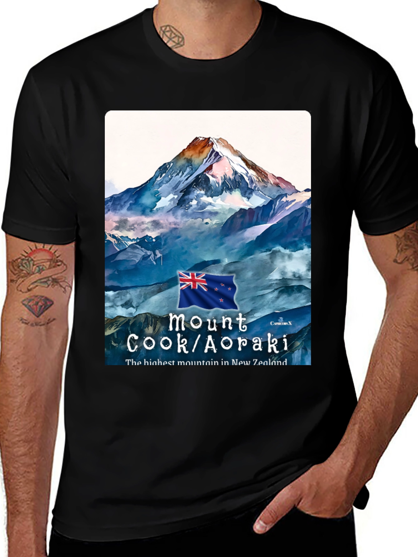 Mount Cook/Aoraki New Zealand T-Shirt
