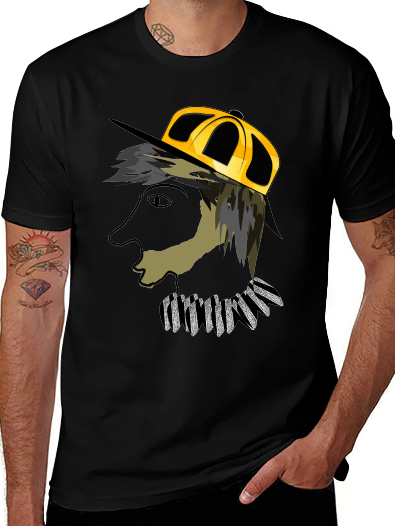 Variant 21 of King Graphic Black T-Shirt
