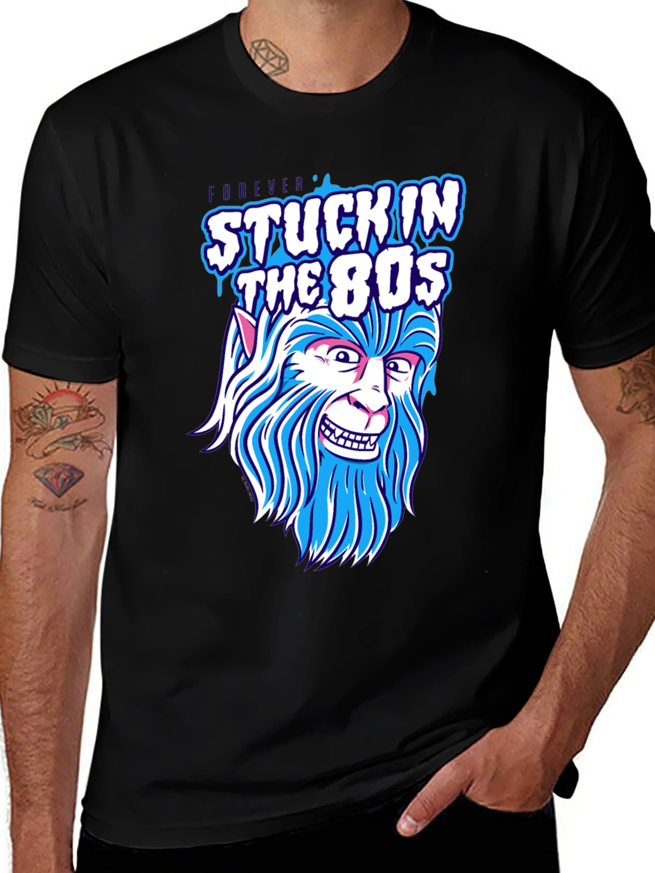 Variant 24 of Stuck in the 80s Werewolf Graphic Tee