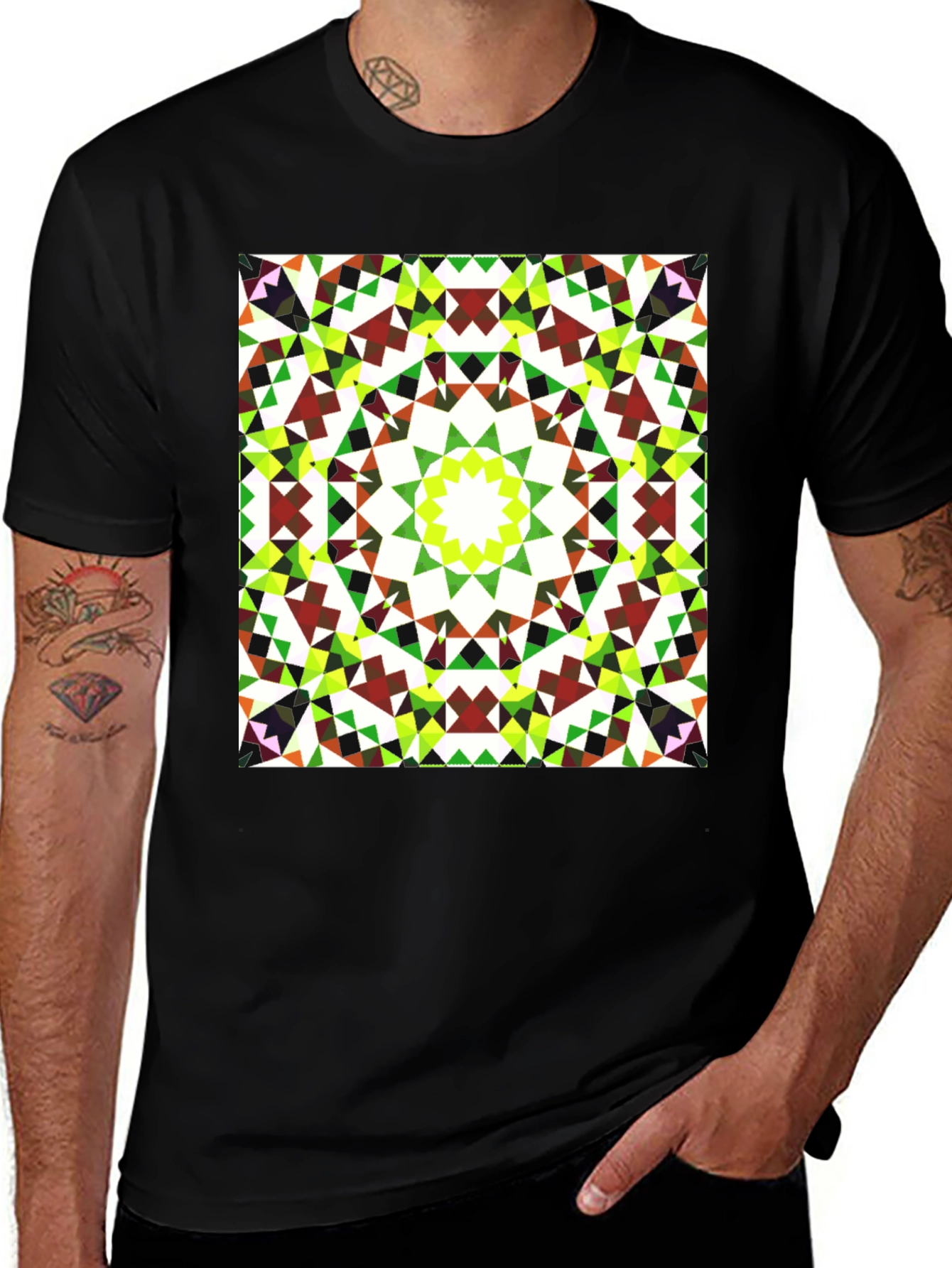 Variant 24 of Geometric Mosaic T-Shirt