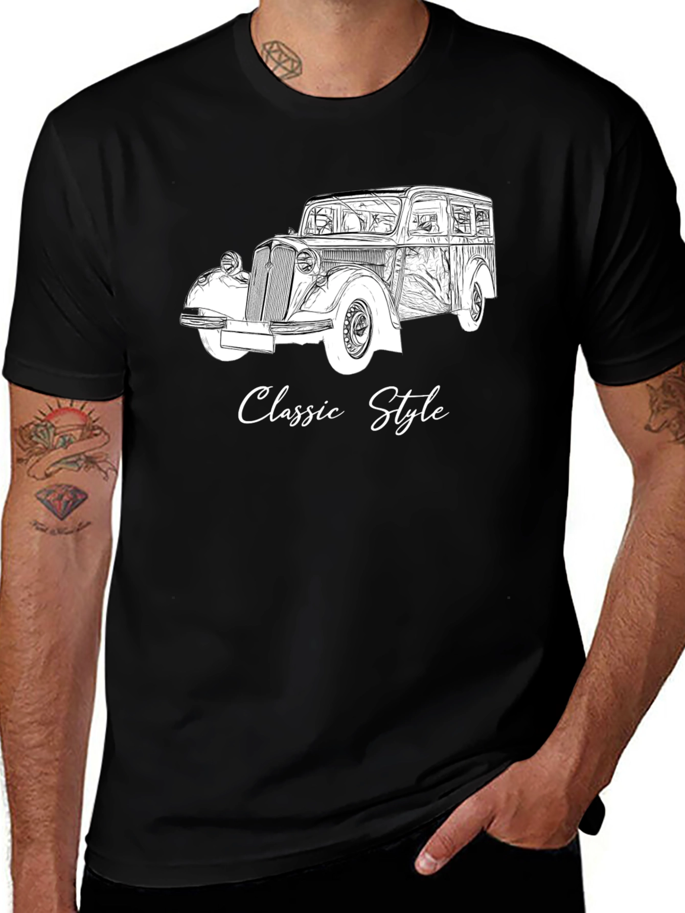 Variant 3 of Classic Style Car T-Shirt - Vintage Automotive Tee