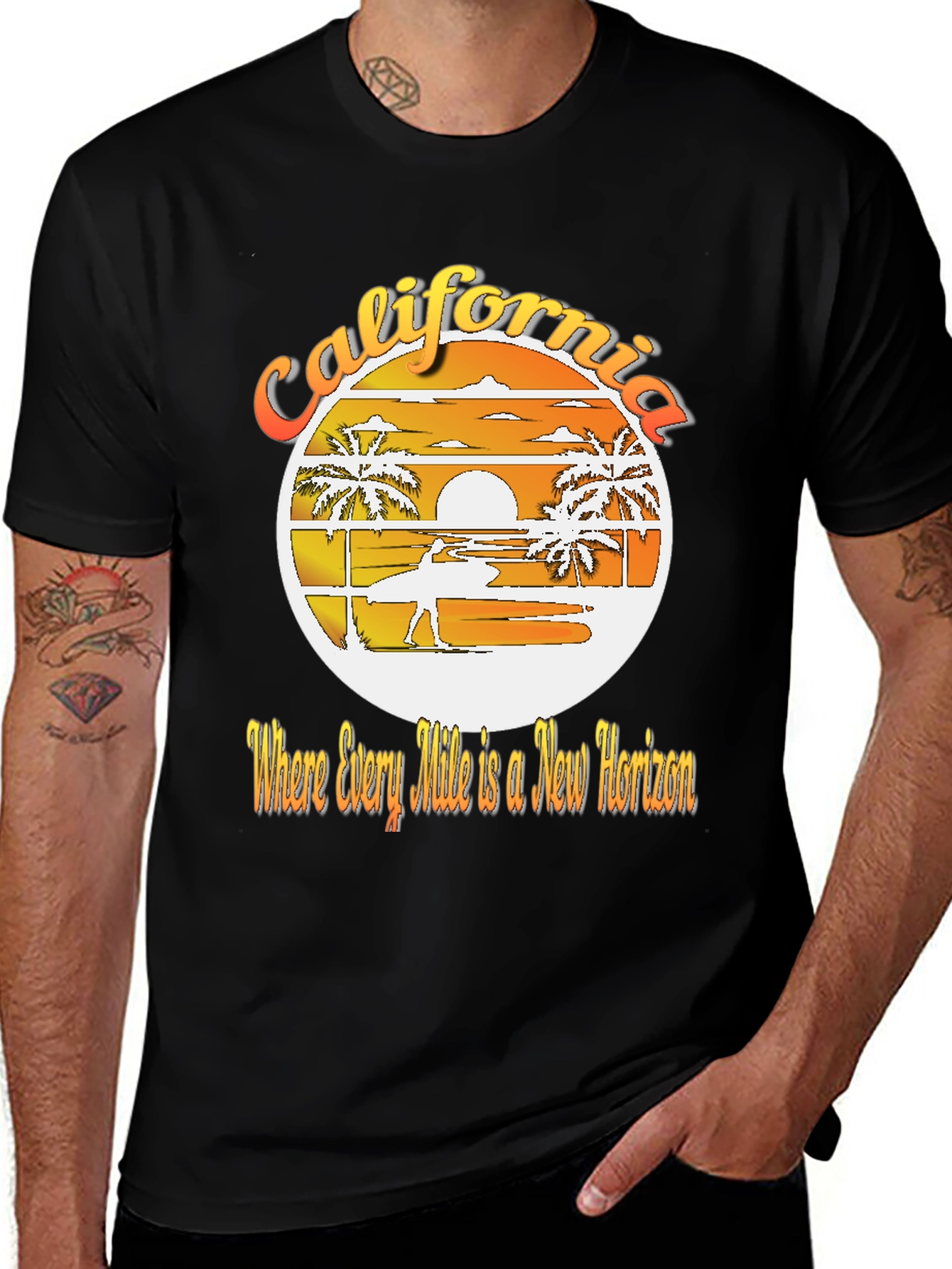 California Horizon Graphic Tee