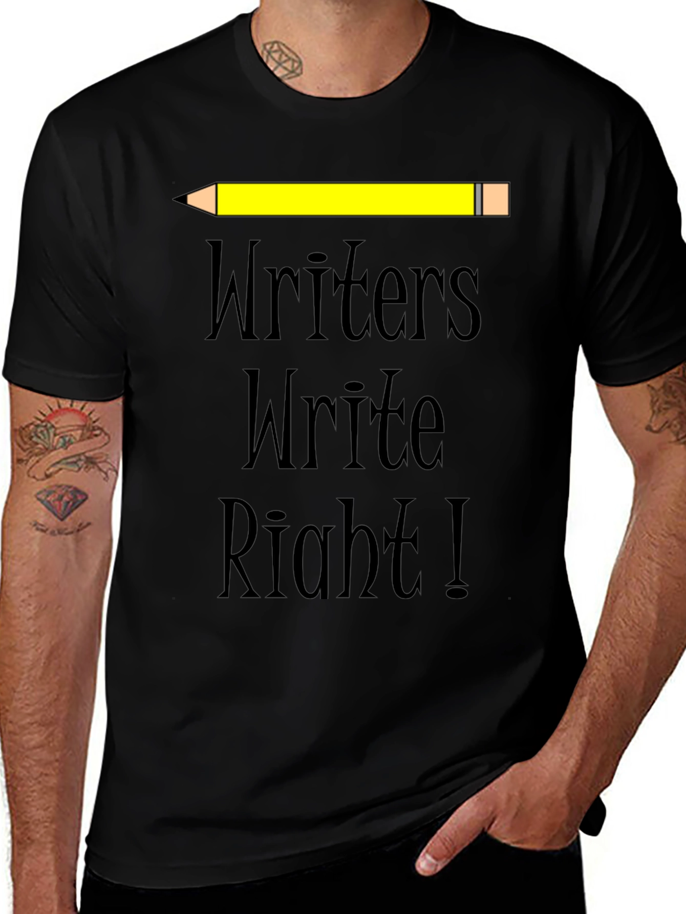 Variant 22 of Writer's Tee: Write Right!