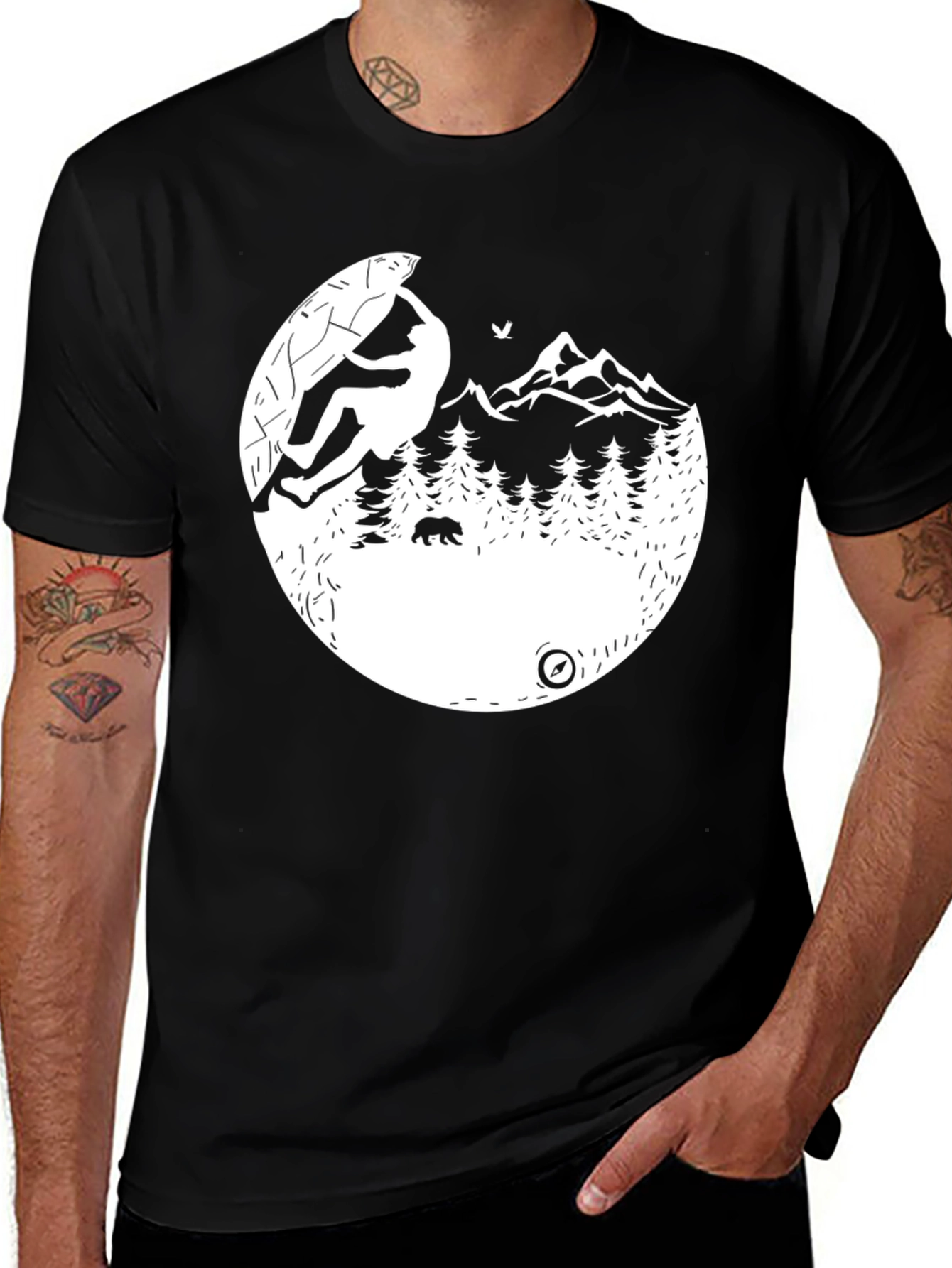 Variant 2 of Nature Adventure Graphic Tee