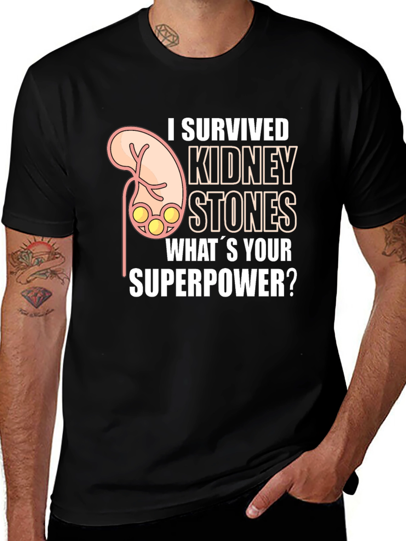 Variant 23 of I Survived Kidney Stones T-Shirt