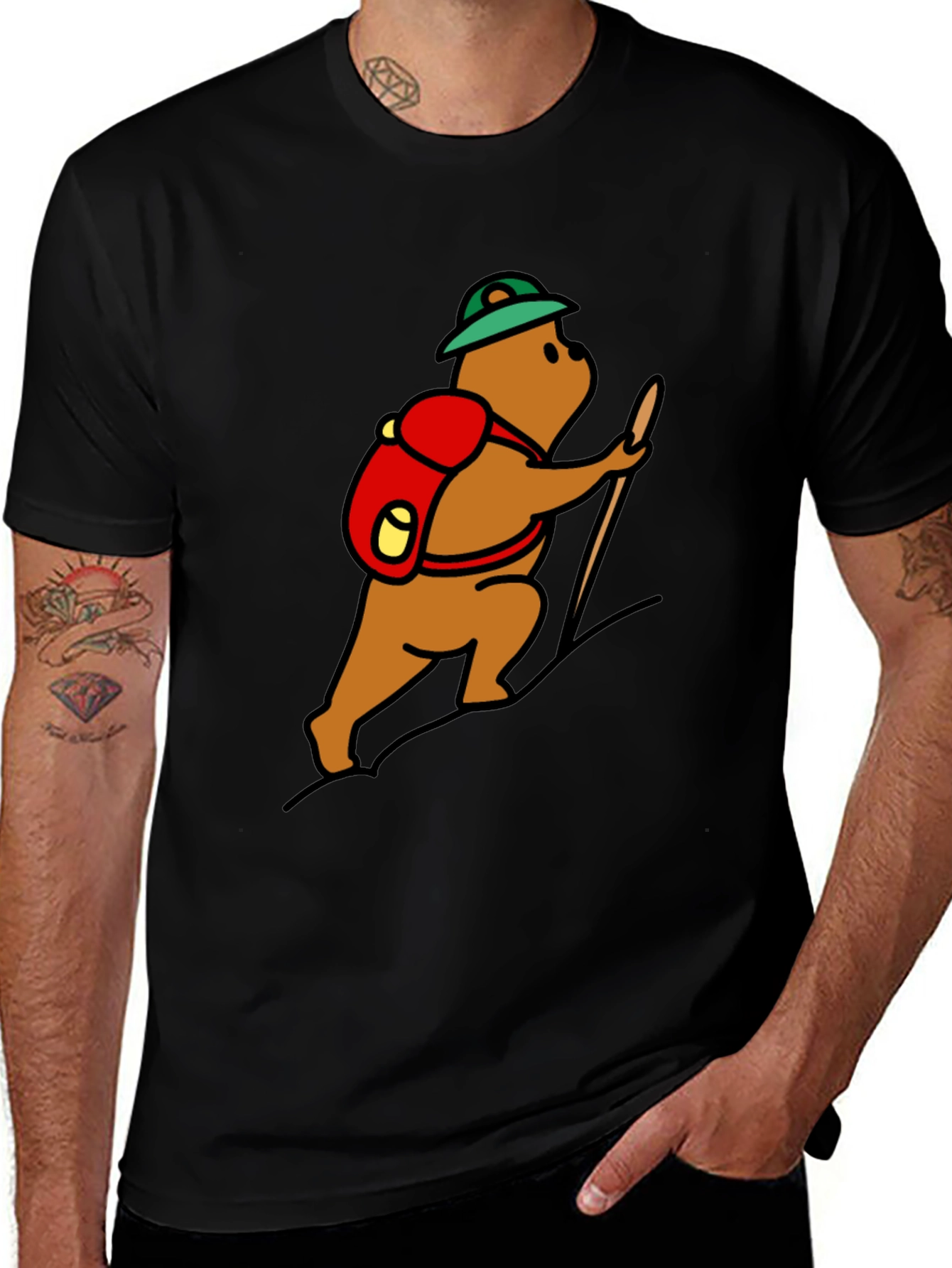 Variant 25 of Hiking Bear T-Shirt