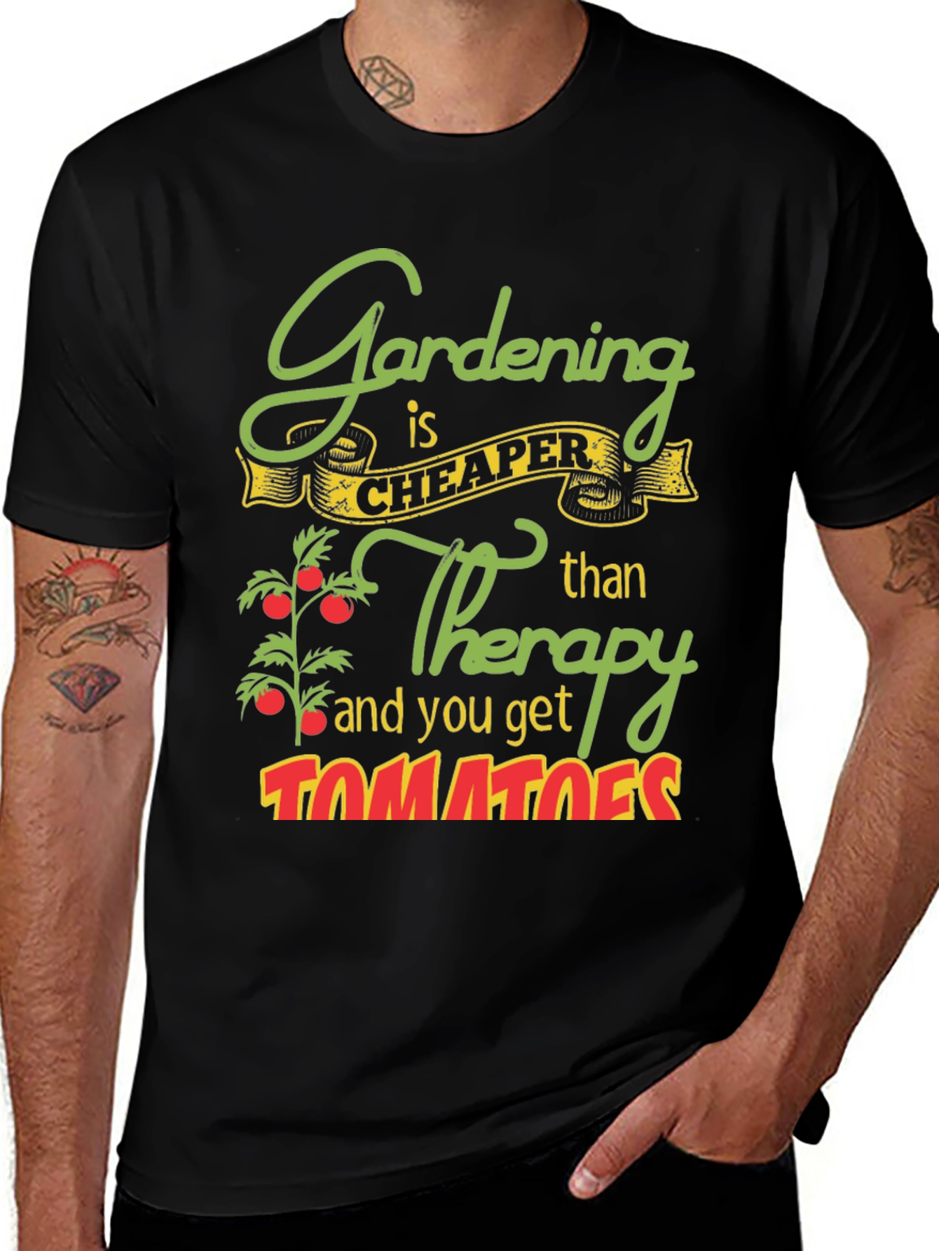 Variant 21 of Gardening is Cheaper Than Therapy T-Shirt