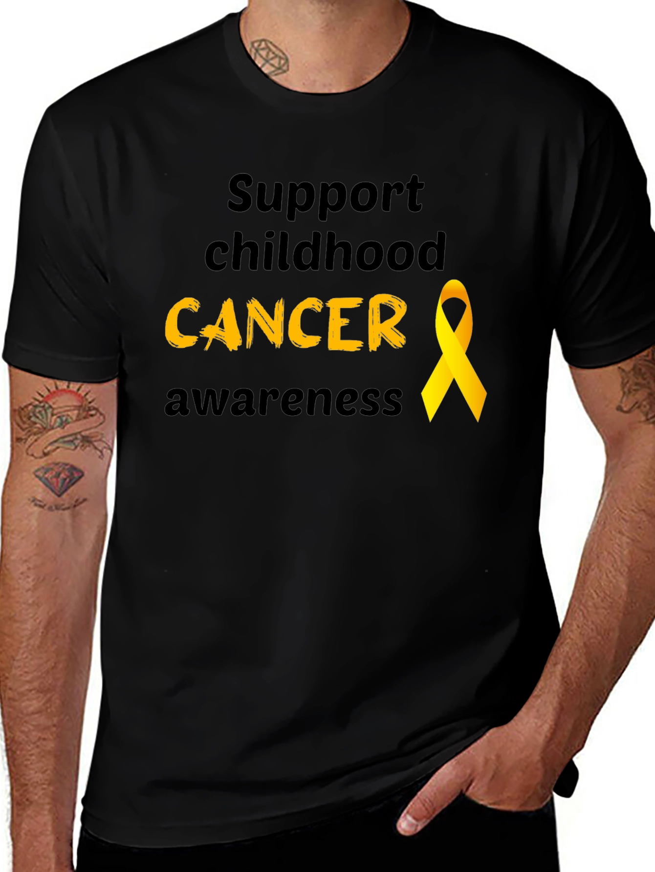 Childhood Cancer Awareness Support T-Shirt