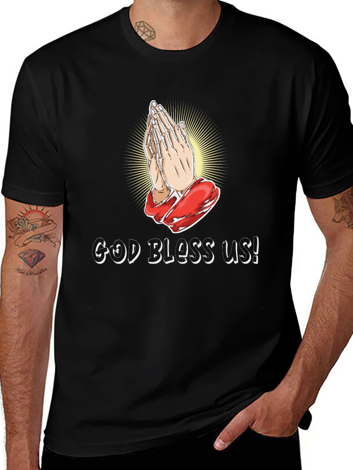 Variant 9 of God Bless Us! Graphic T-Shirt