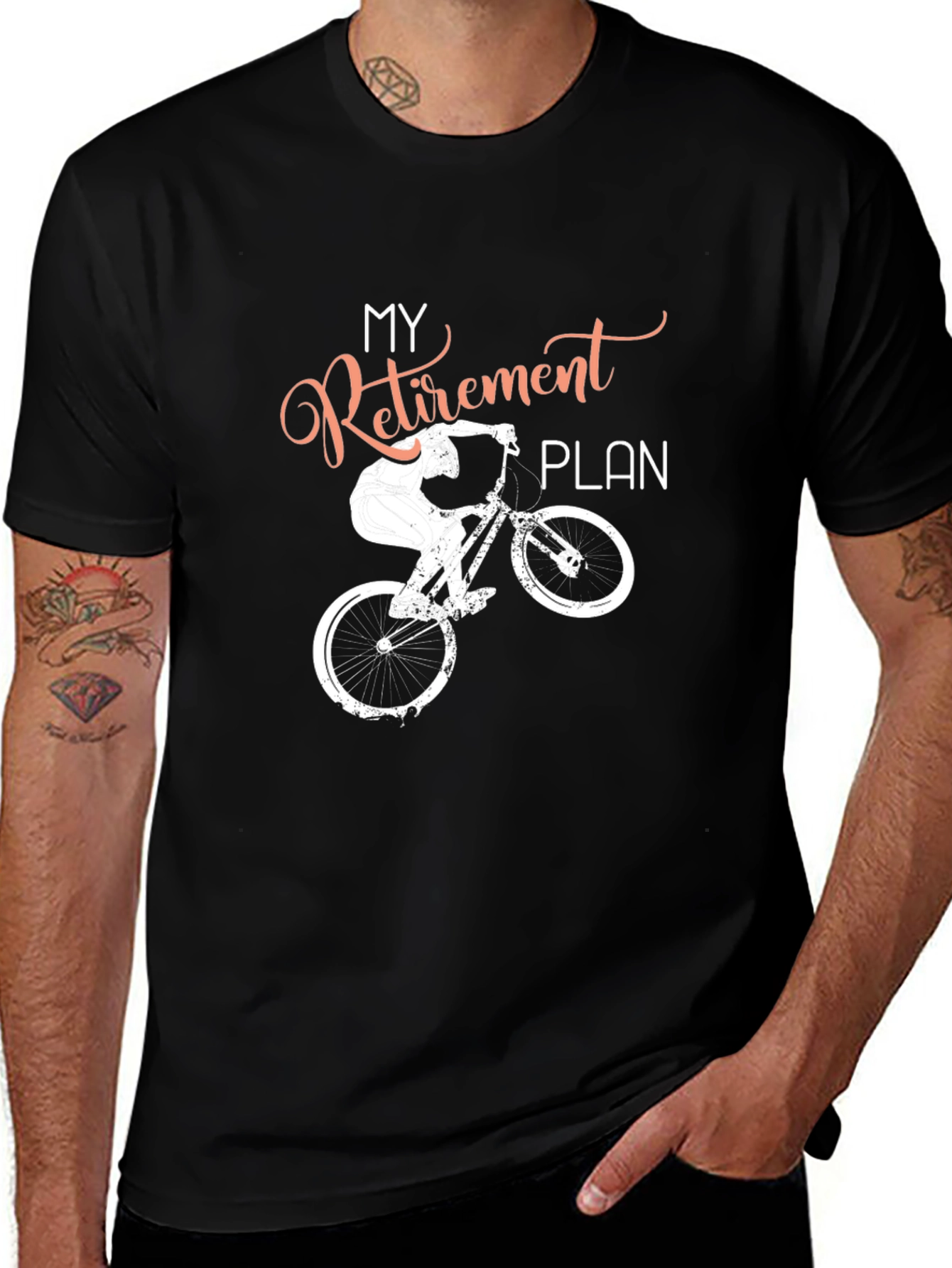 Variant 9 of My Retirement Plan Biking Graphic Tee
