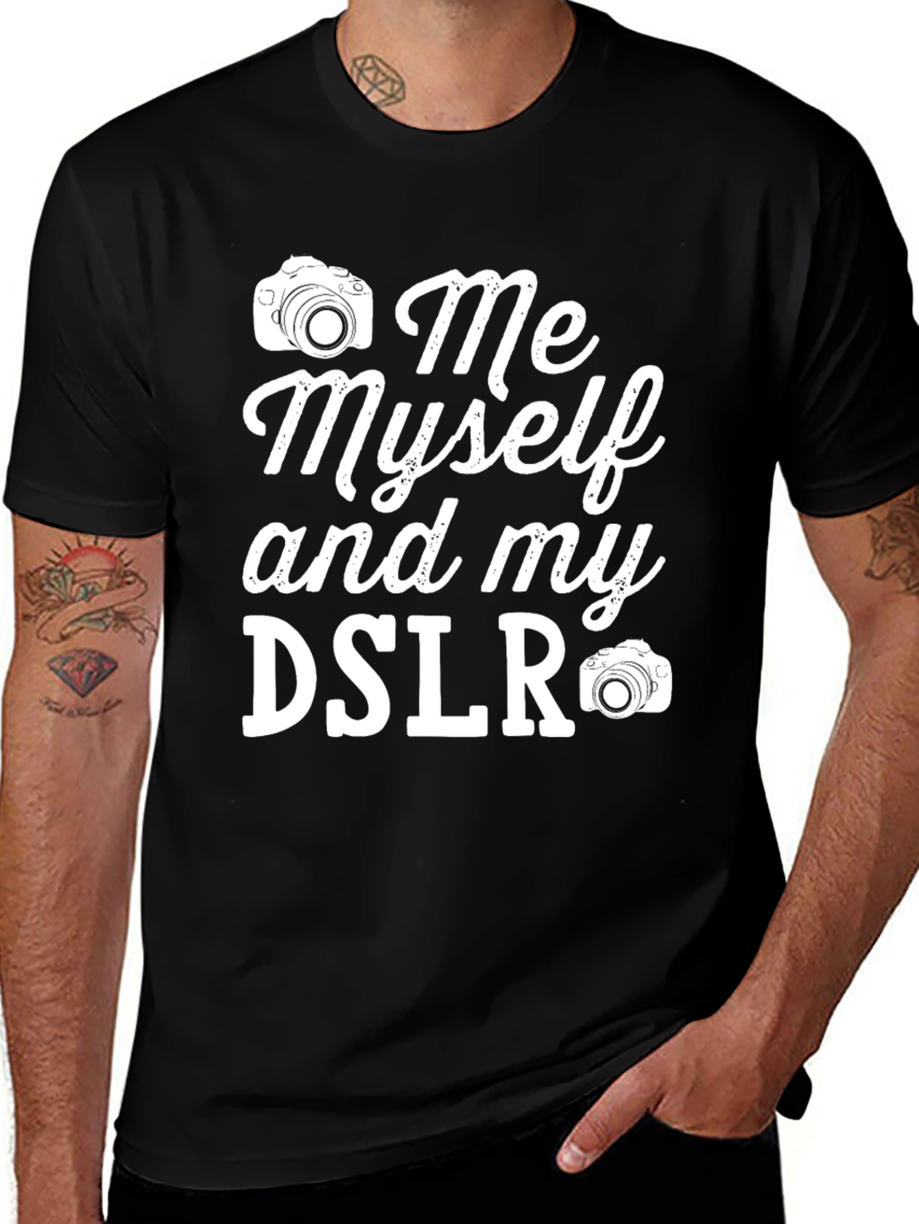 Me Myself and My DSLR T-Shirt - Photography Lover Tee