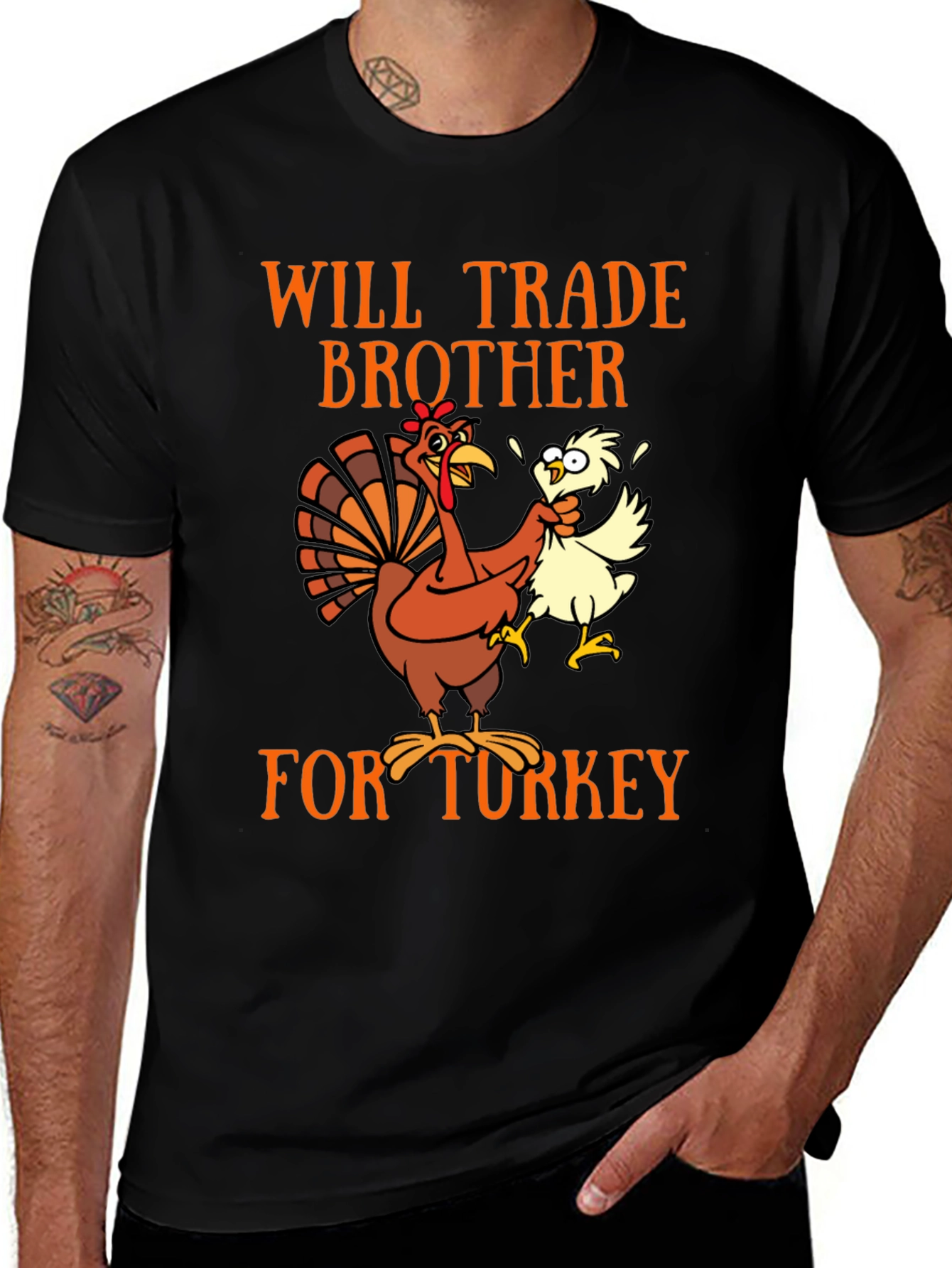 Variant 19 of Will Trade Brother for Turkey T-Shirt