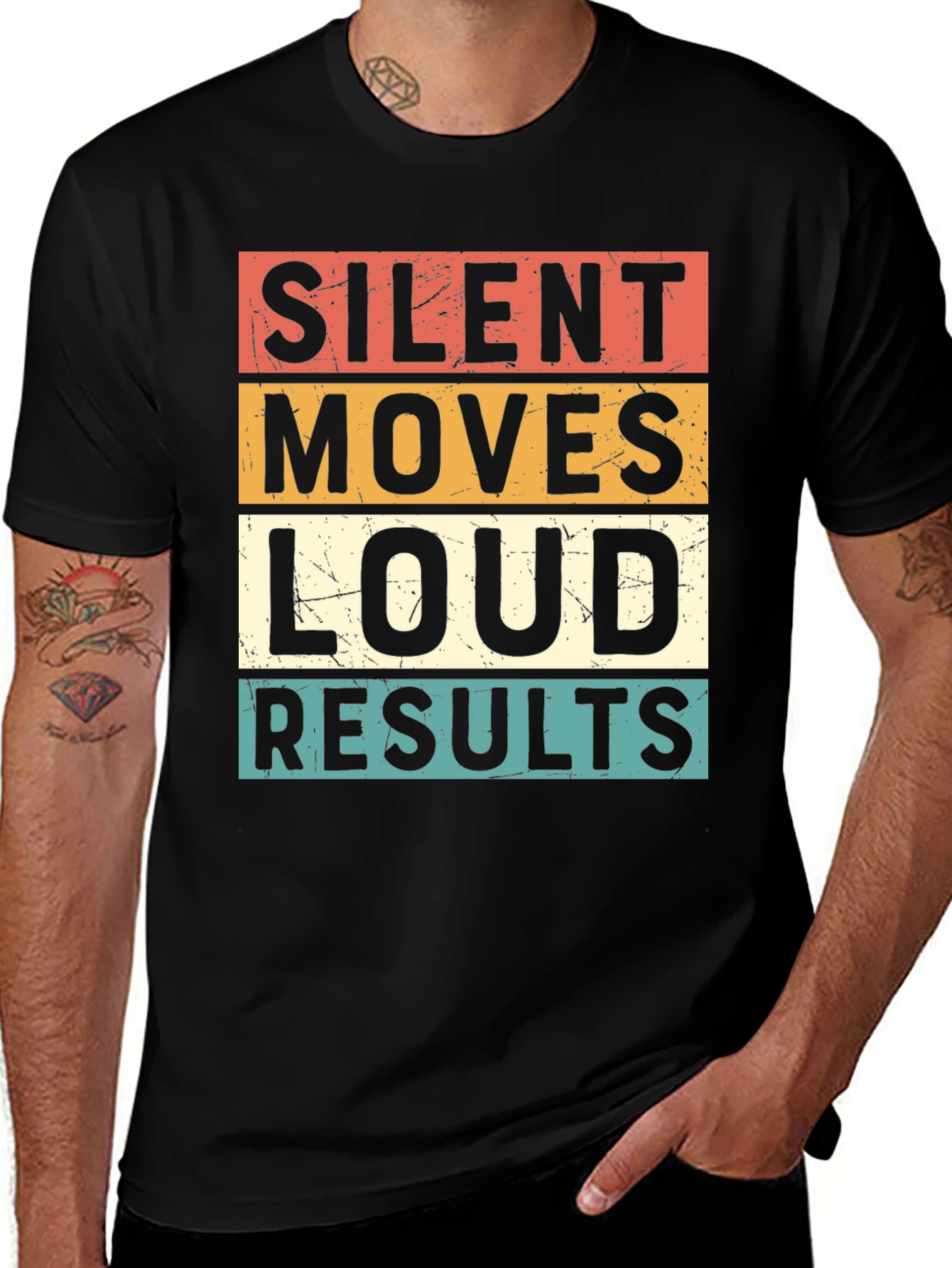 Variant 26 of Silent Moves Loud Results Graphic Tee