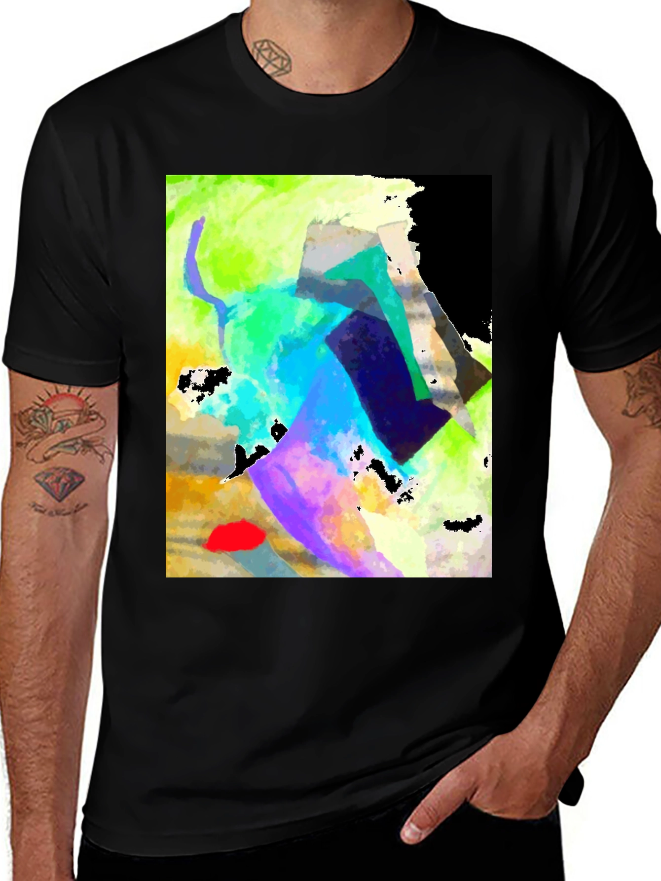 Variant 21 of Abstract Art Tee - Modern Graphic T-Shirt