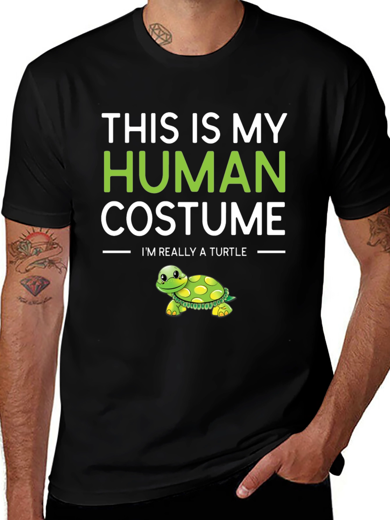 Variant 27 of Human Costume Turtle T-Shirt