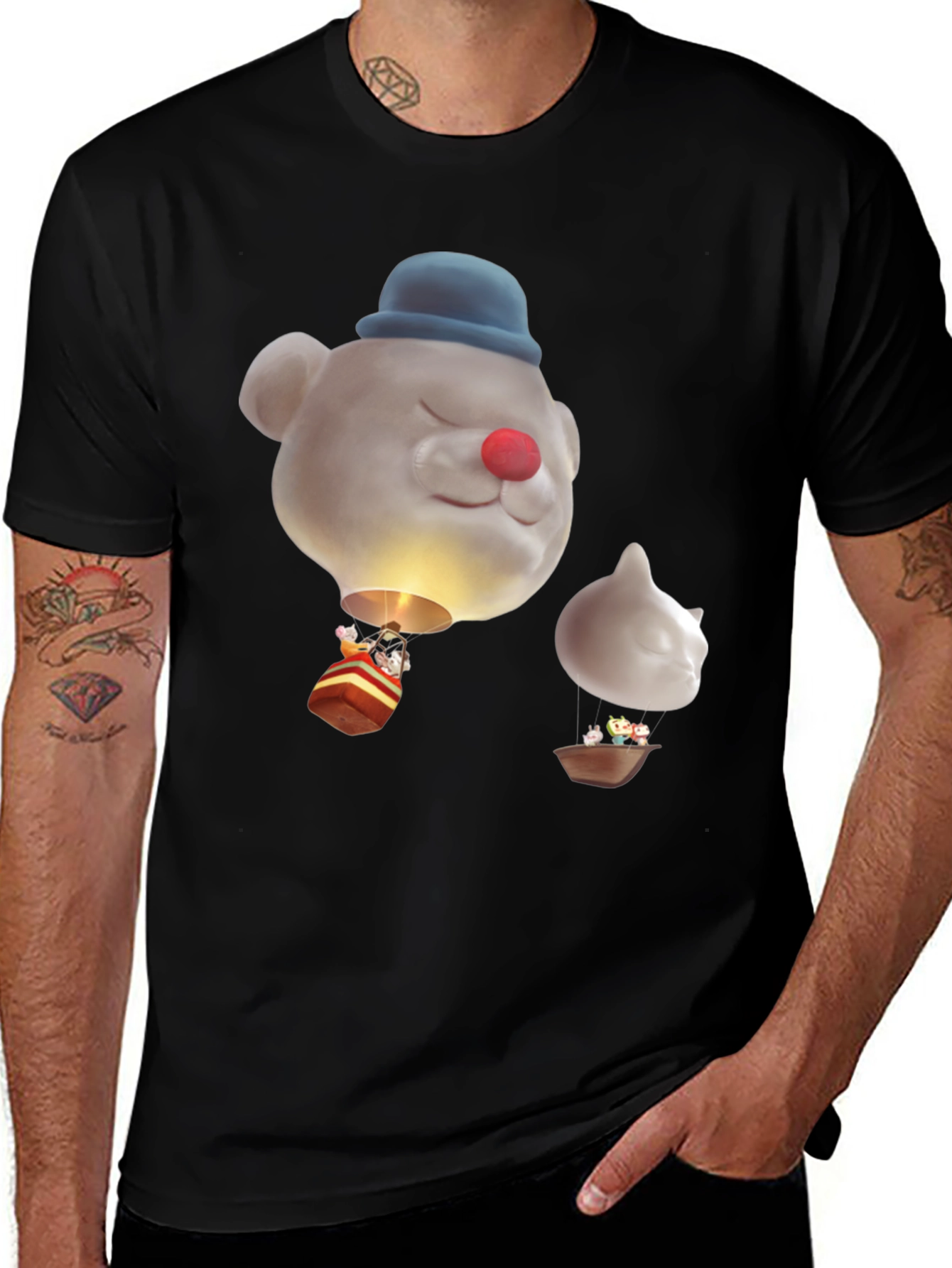 Variant 11 of Whimsical Cartoon Balloon T-Shirt