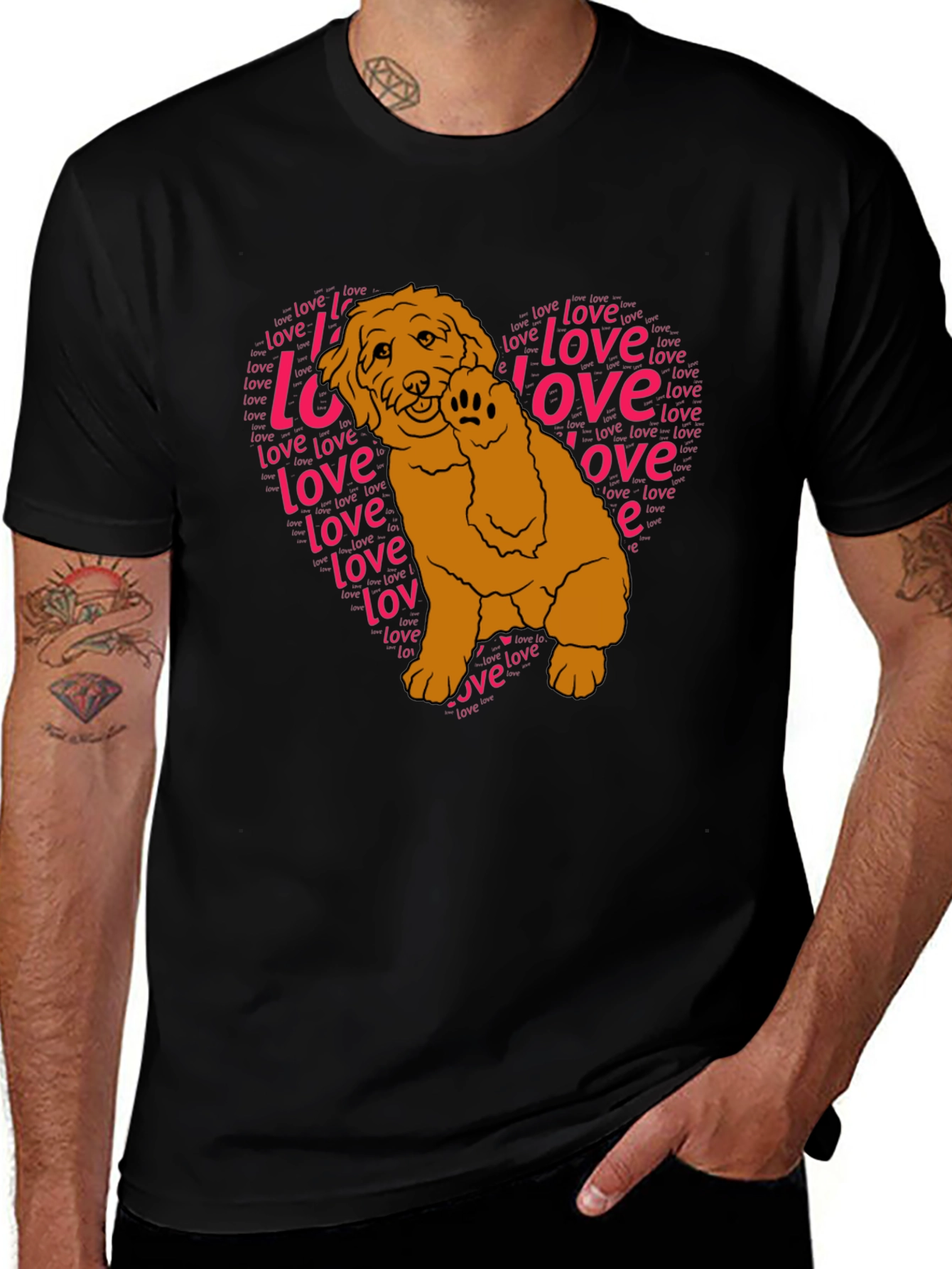 Variant 9 of Dog Love T-Shirt