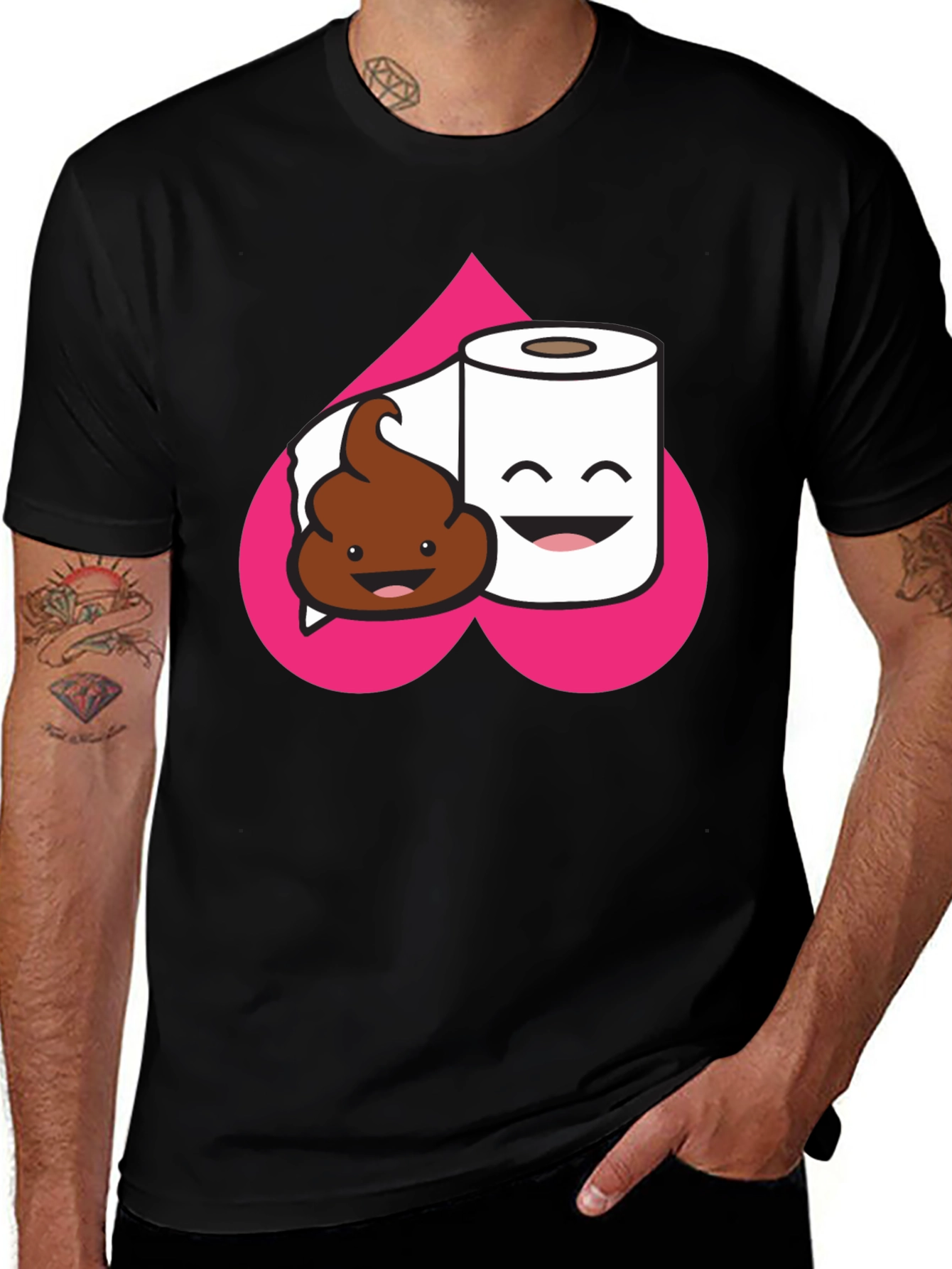 Variant 20 of Poop & TP T-Shirt: Funny Graphic Tee