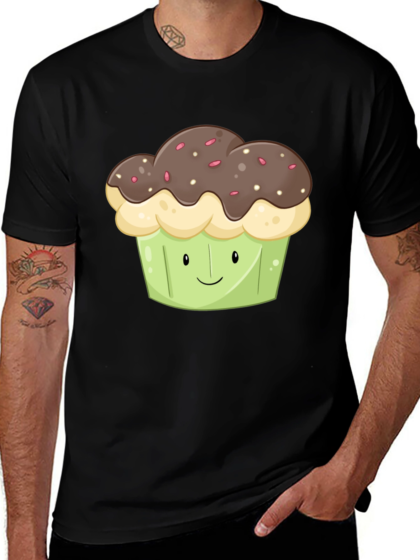 Variant 20 of Cupcake Graphic Tee - Sweet Treat Fashion