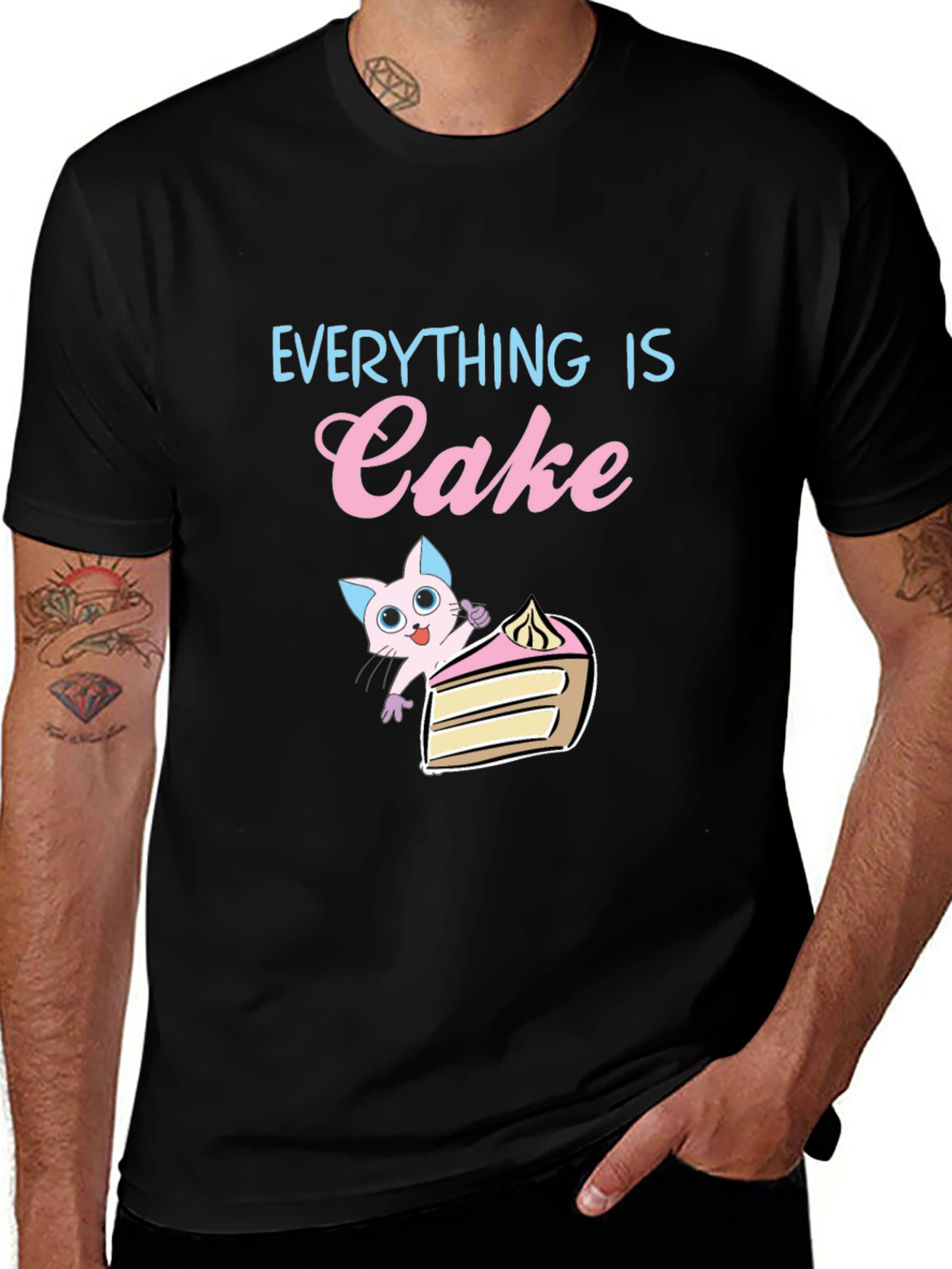 Variant 2 of Everything is Cake T-Shirt