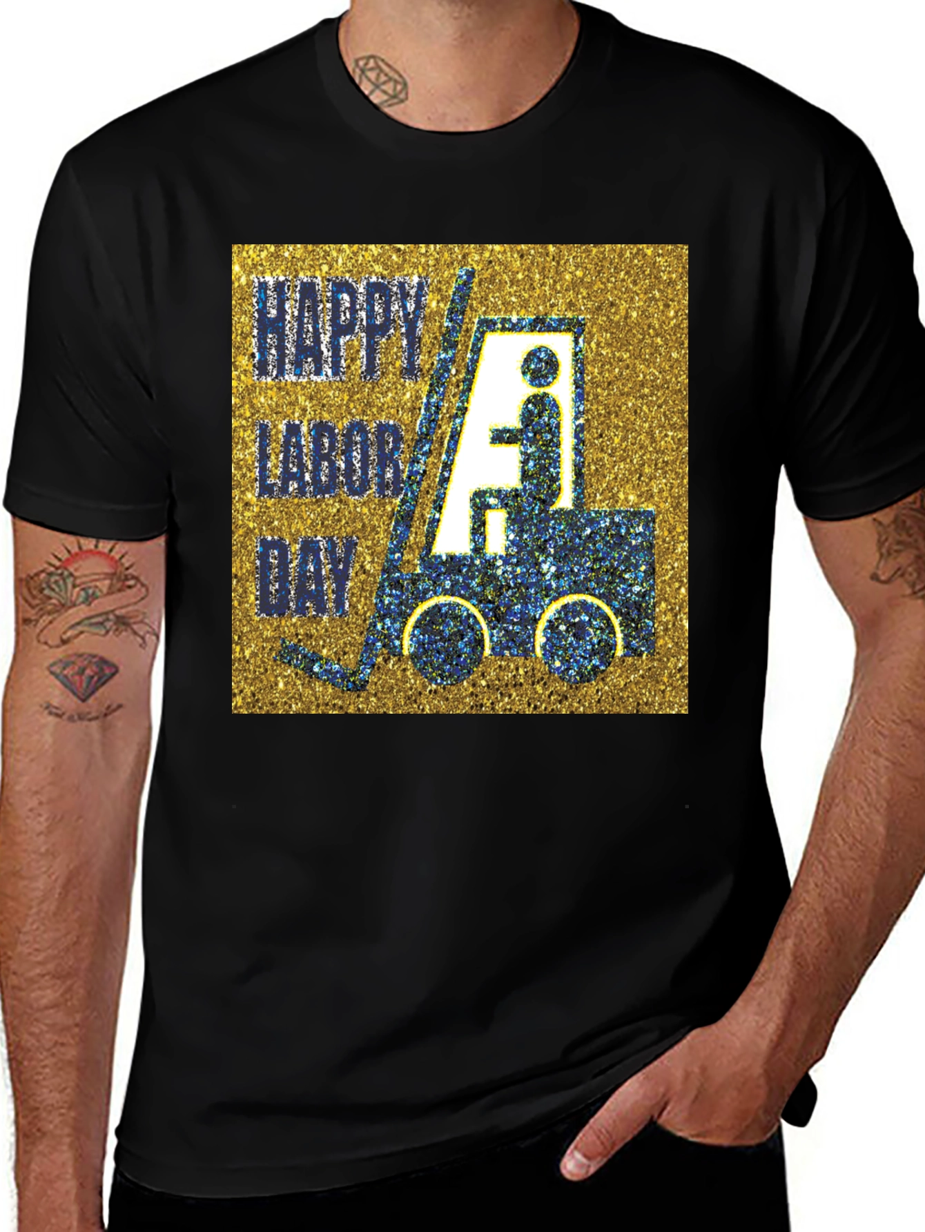 Labor Day Forklift T-Shirt