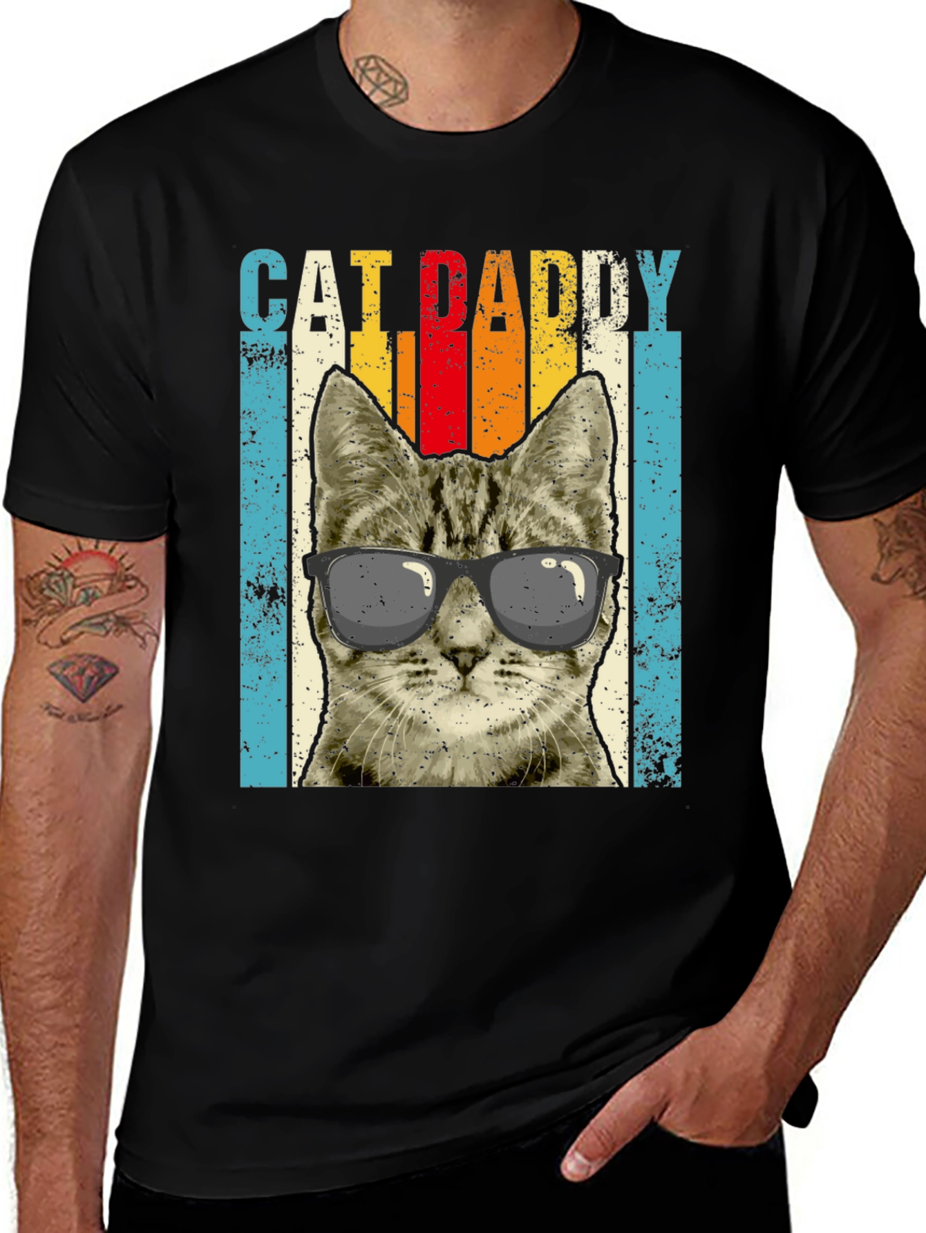 Variant 4 of Cat Daddy Graphic T-Shirt
