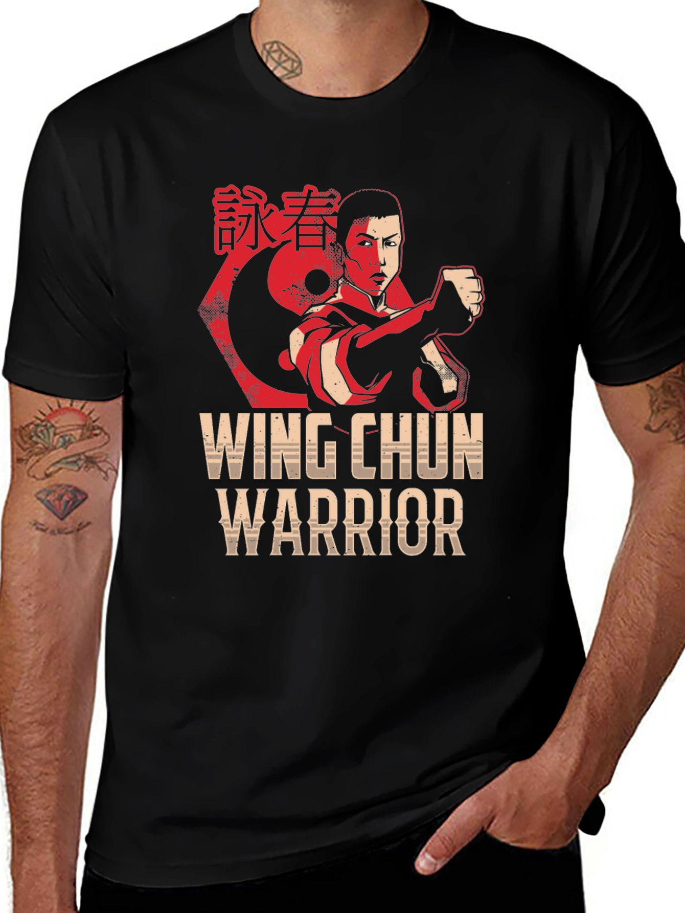 Variant 30 of Wing Chun Warrior Graphic T-Shirt