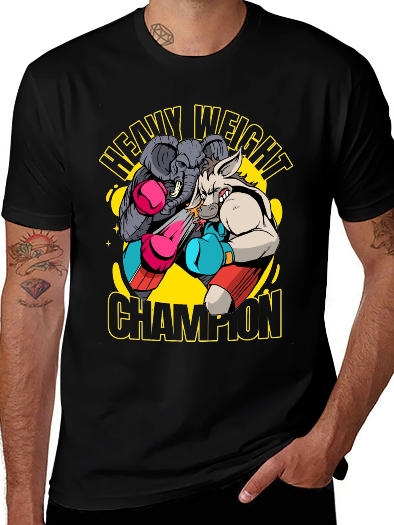 Political Boxing Heavyweight Champion T-Shirt