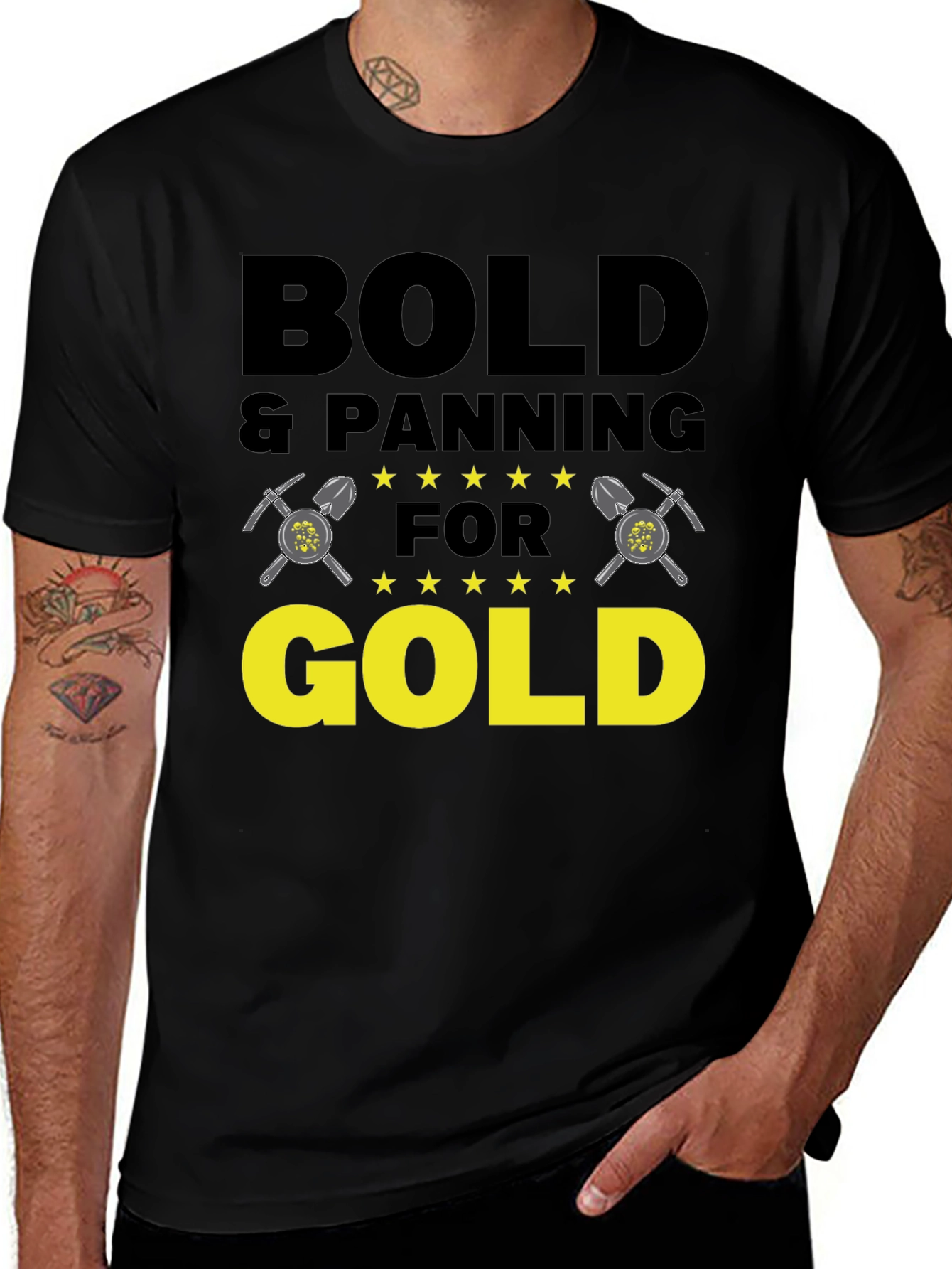 Variant 29 of Bold & Panning for Gold Graphic Tee