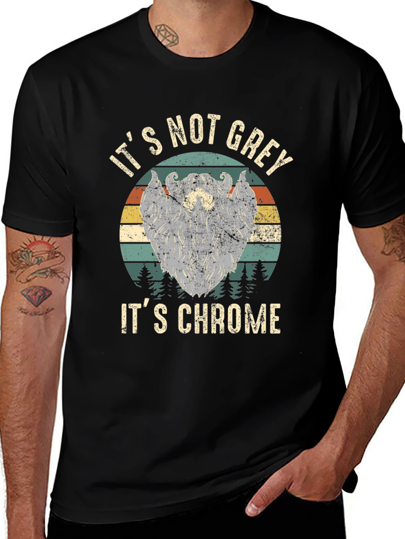 Variant 20 of It's Not Grey It's Chrome T-Shirt