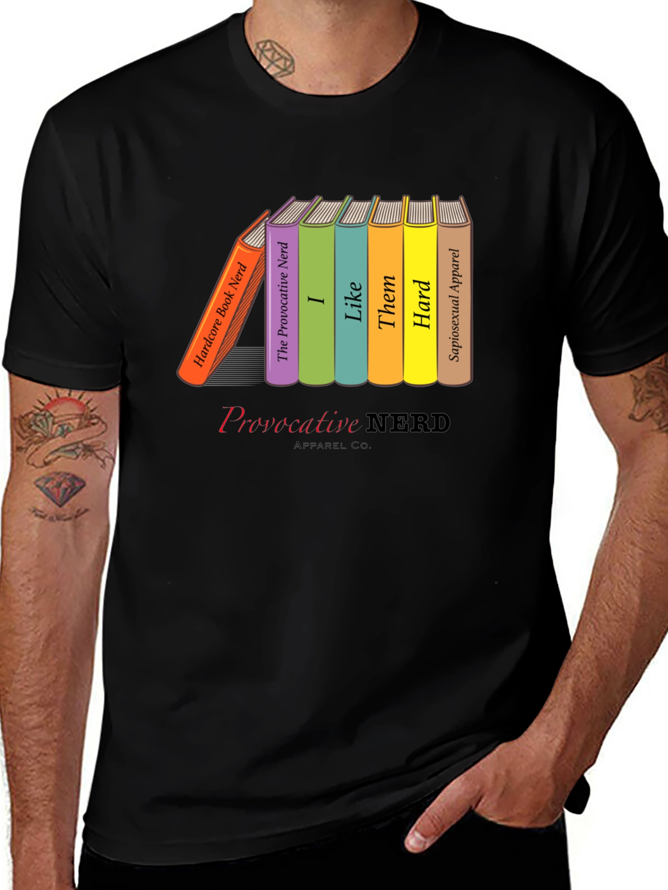 Provocative Nerd T-Shirt - Book Lover Apparel