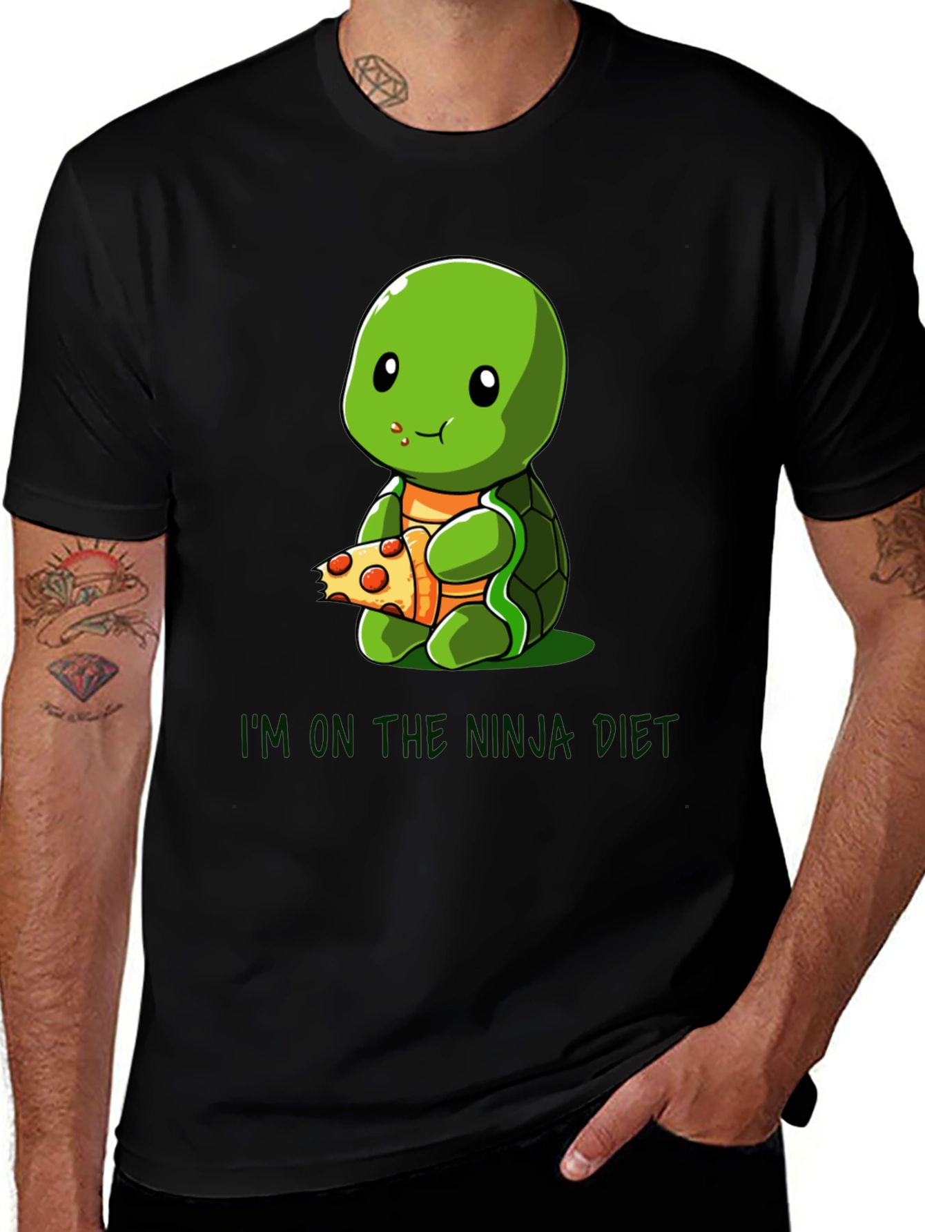 Variant 21 of Ninja Diet Turtle T-Shirt
