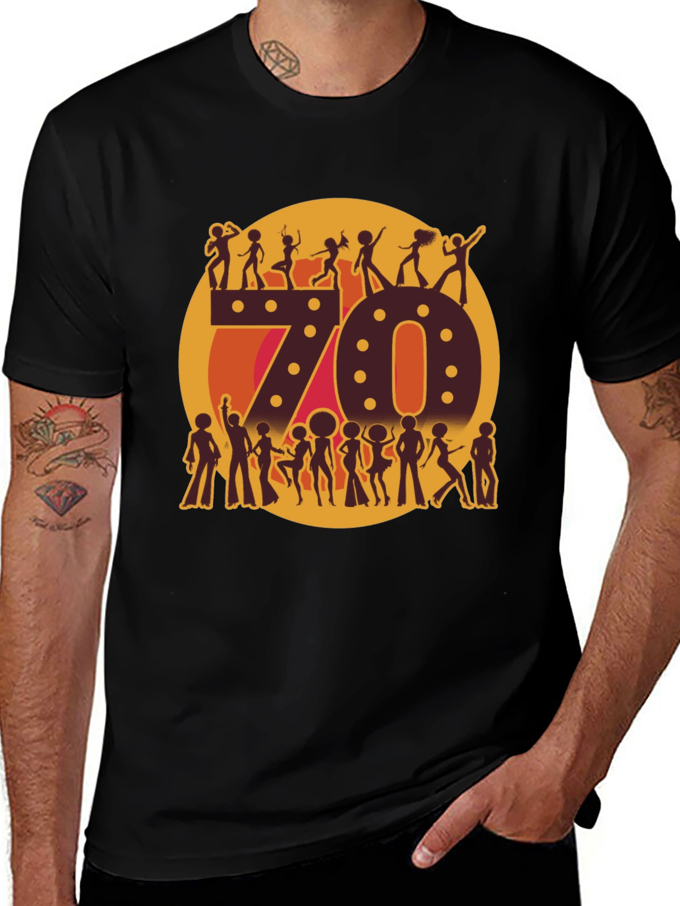 Variant 11 of Retro 70's Style Disco T-Shirt