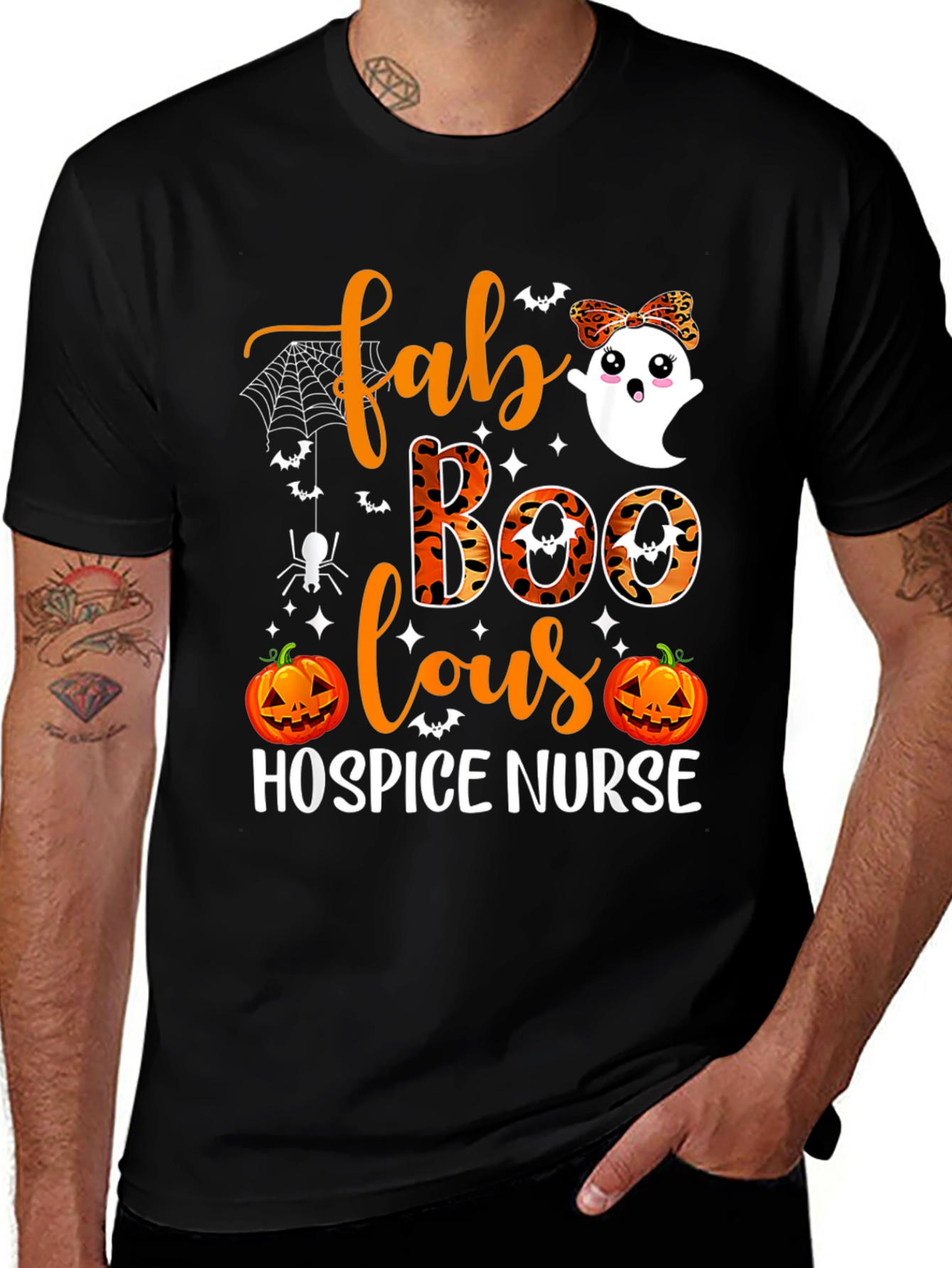Fab BOOlous Hospice Nurse Halloween T-Shirt