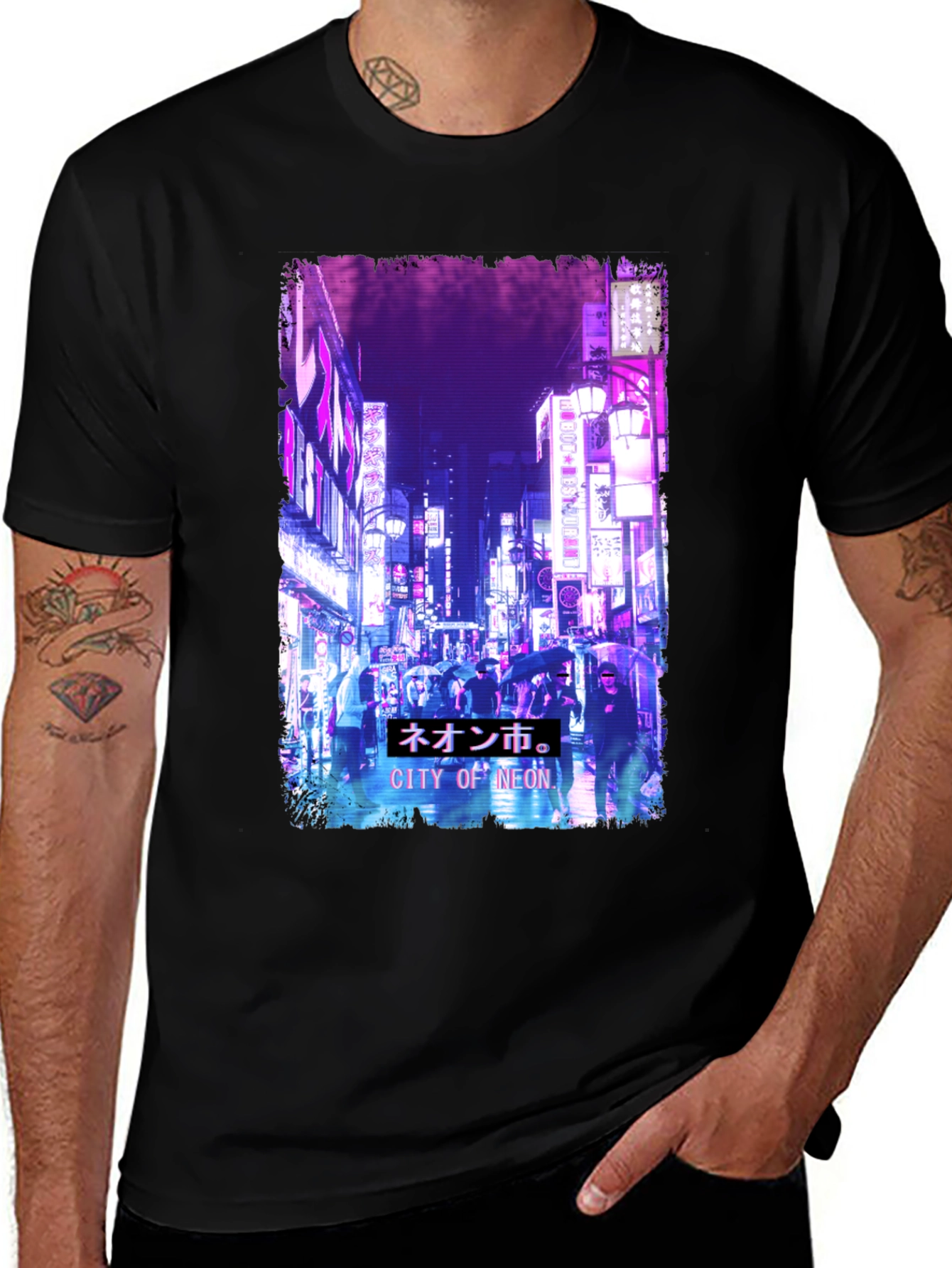 Variant 18 of City of Neon Graphic Tee