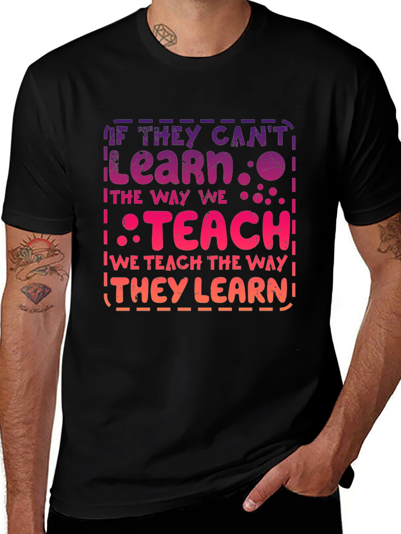 If They Can't Learn Teach T-Shirt