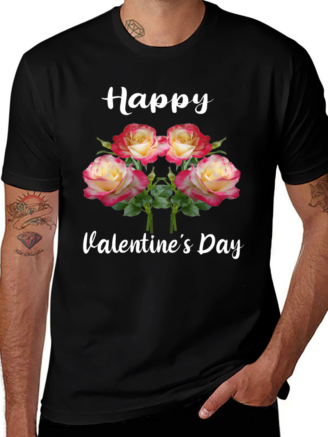 Happy Valentine's Day Roses T-Shirt