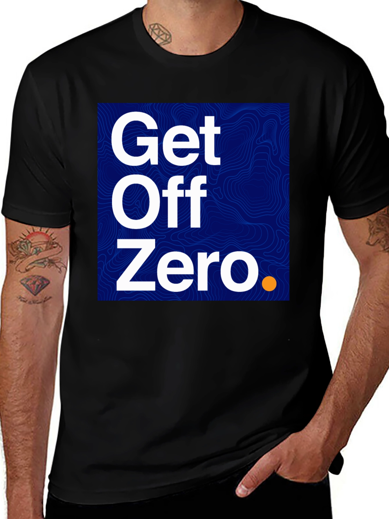 Variant 26 of Get Off Zero Graphic Tee - Bold Statement Shirt
