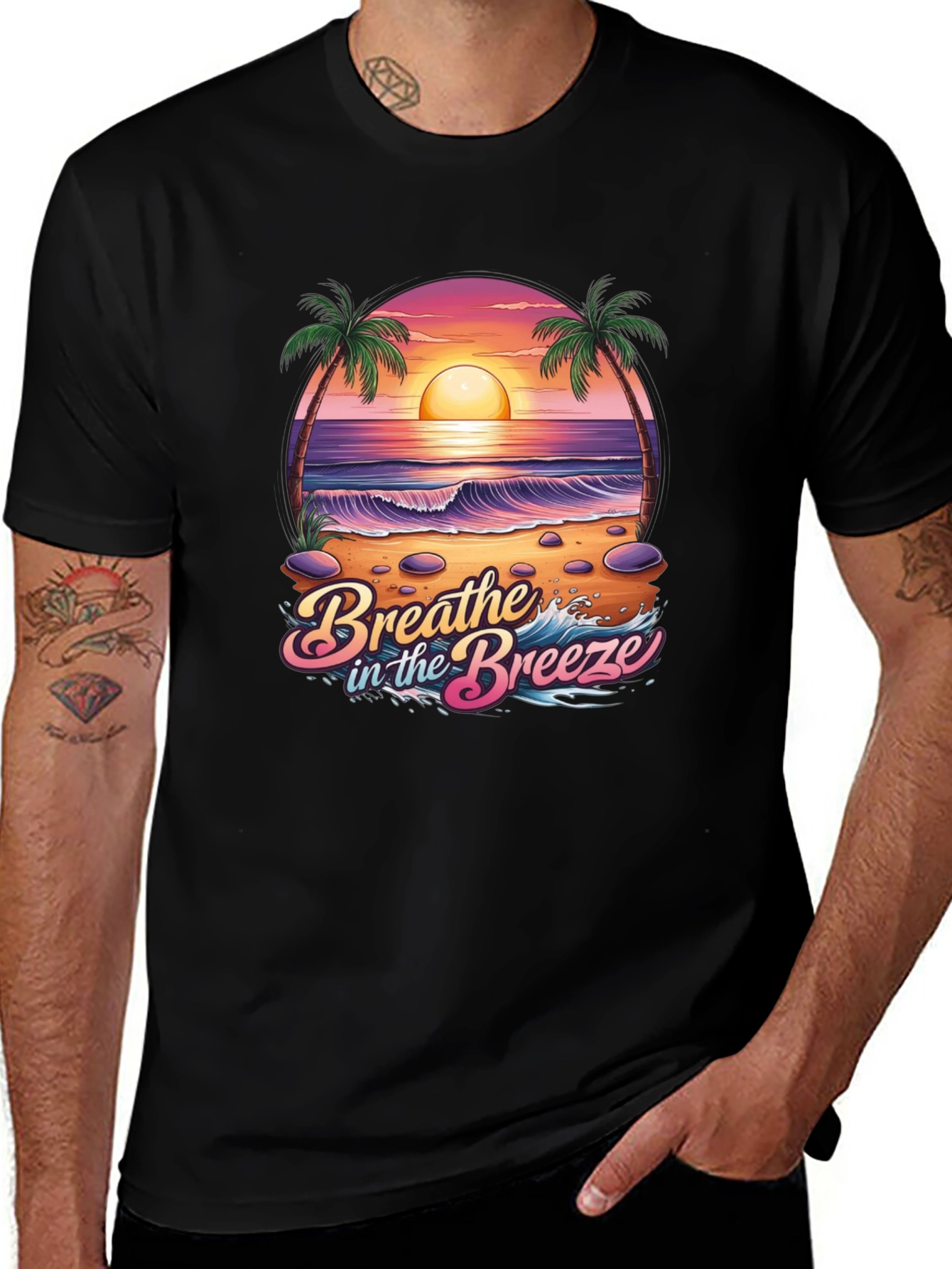 Variant 17 of Breathe in the Breeze Graphic T-Shirt