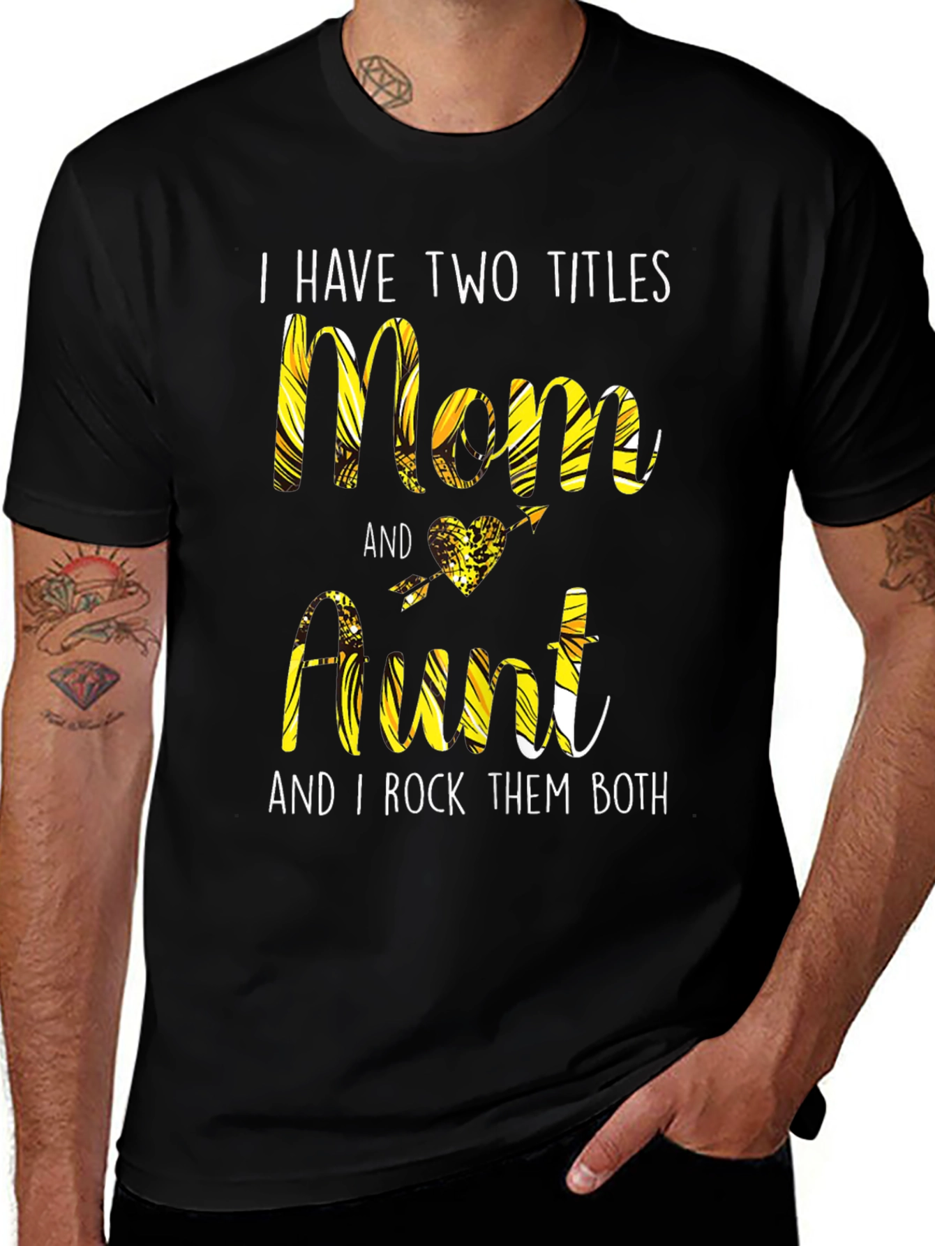 Variant 7 of Two Titles Mom & Aunt T-Shirt