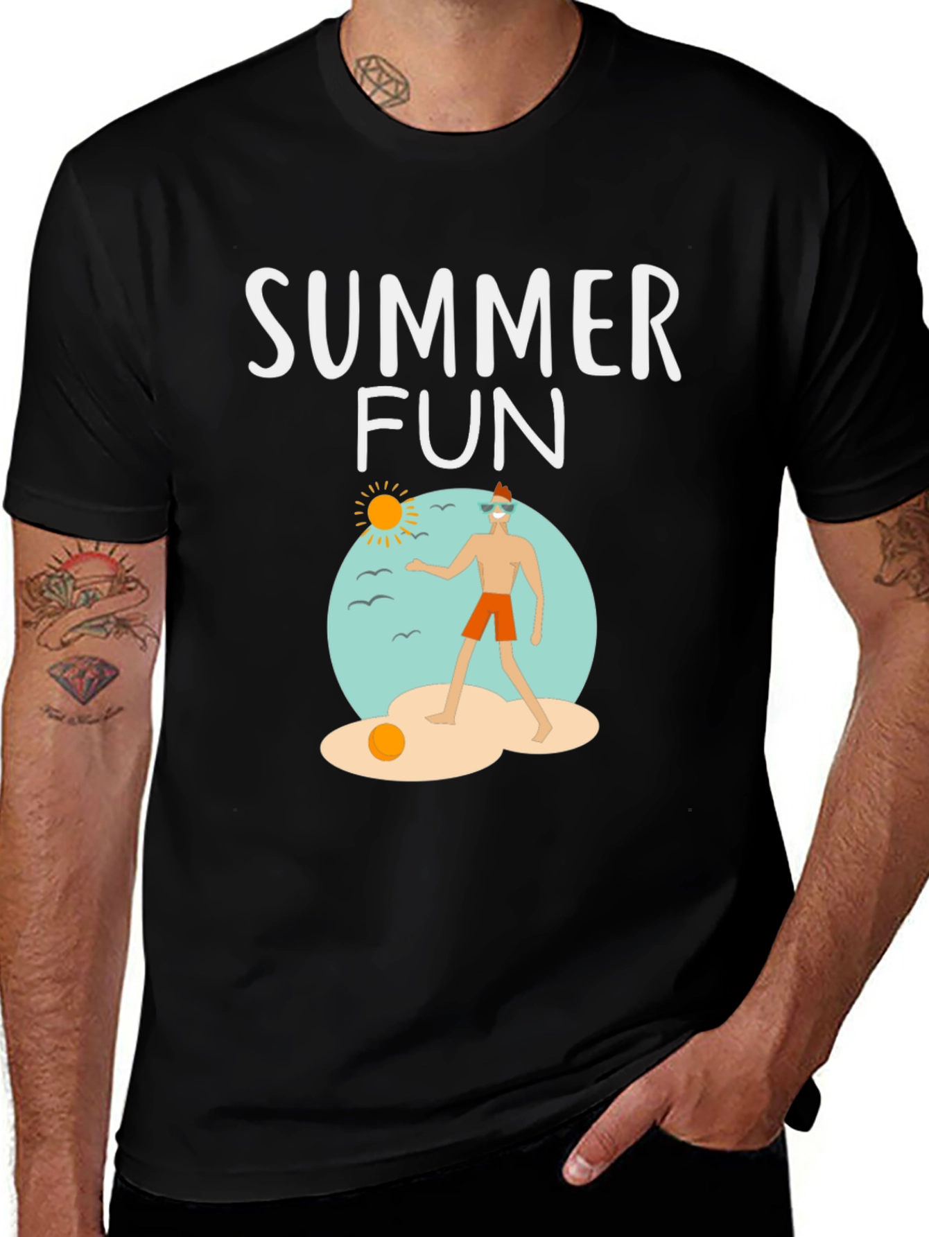 Variant 8 of Summer Fun Graphic T-Shirt