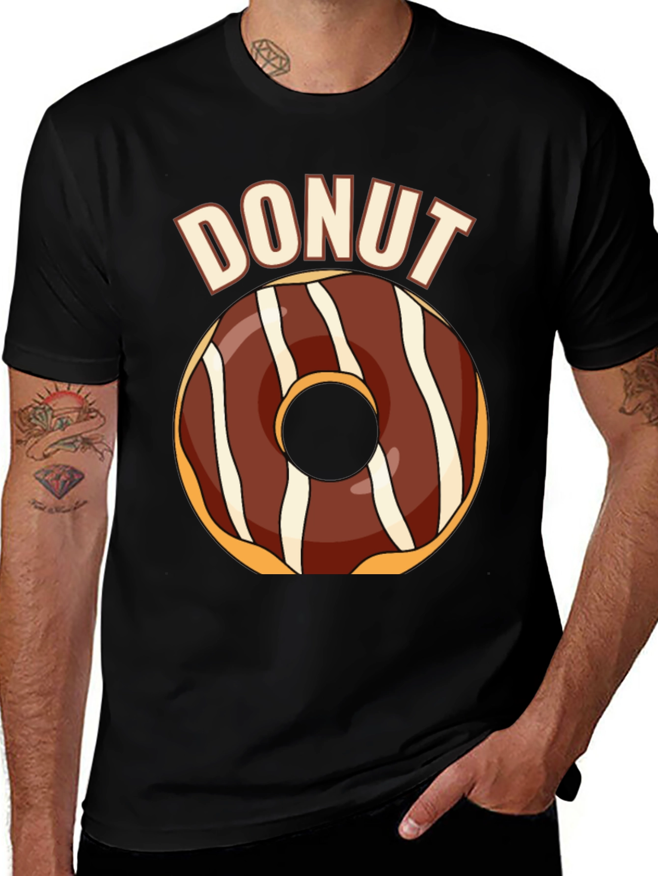 Variant 19 of Donut Graphic T-Shirt - Sweet Treat Tee