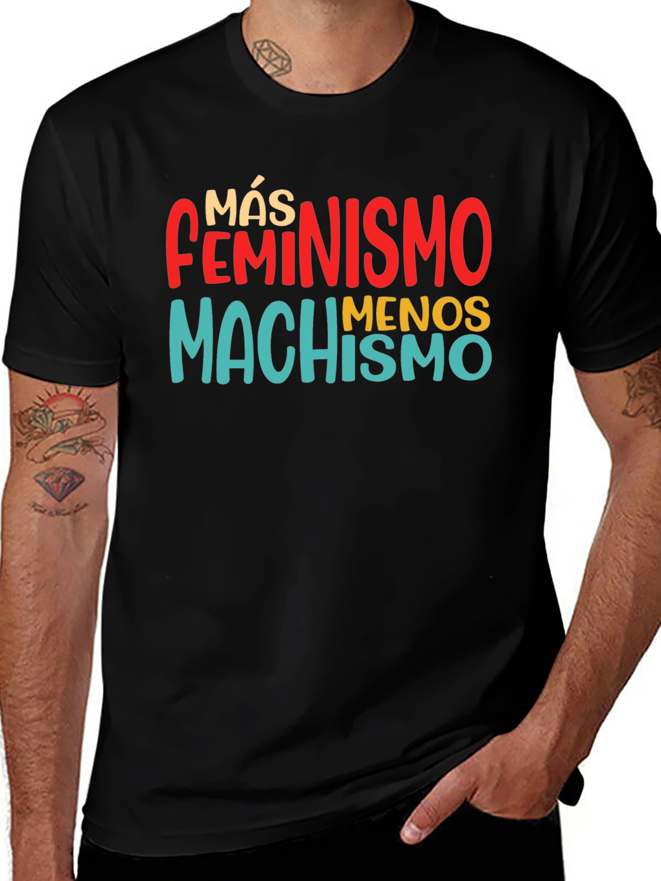 Más Feminismo Menos Machismo T-Shirt