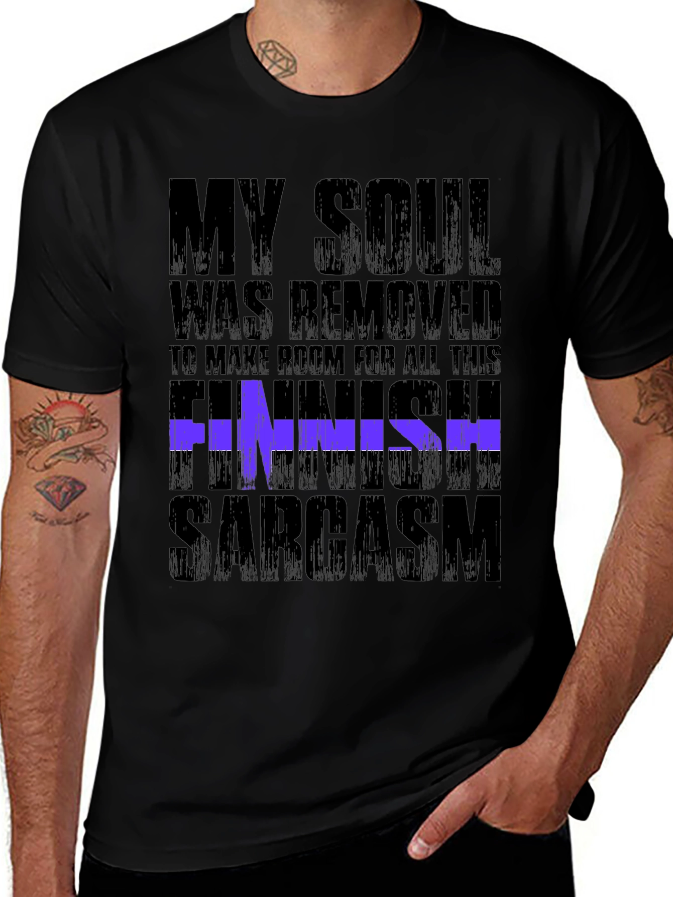 Variant 16 of Sarcastic Soul T-Shirt - Humorous Graphic Tee