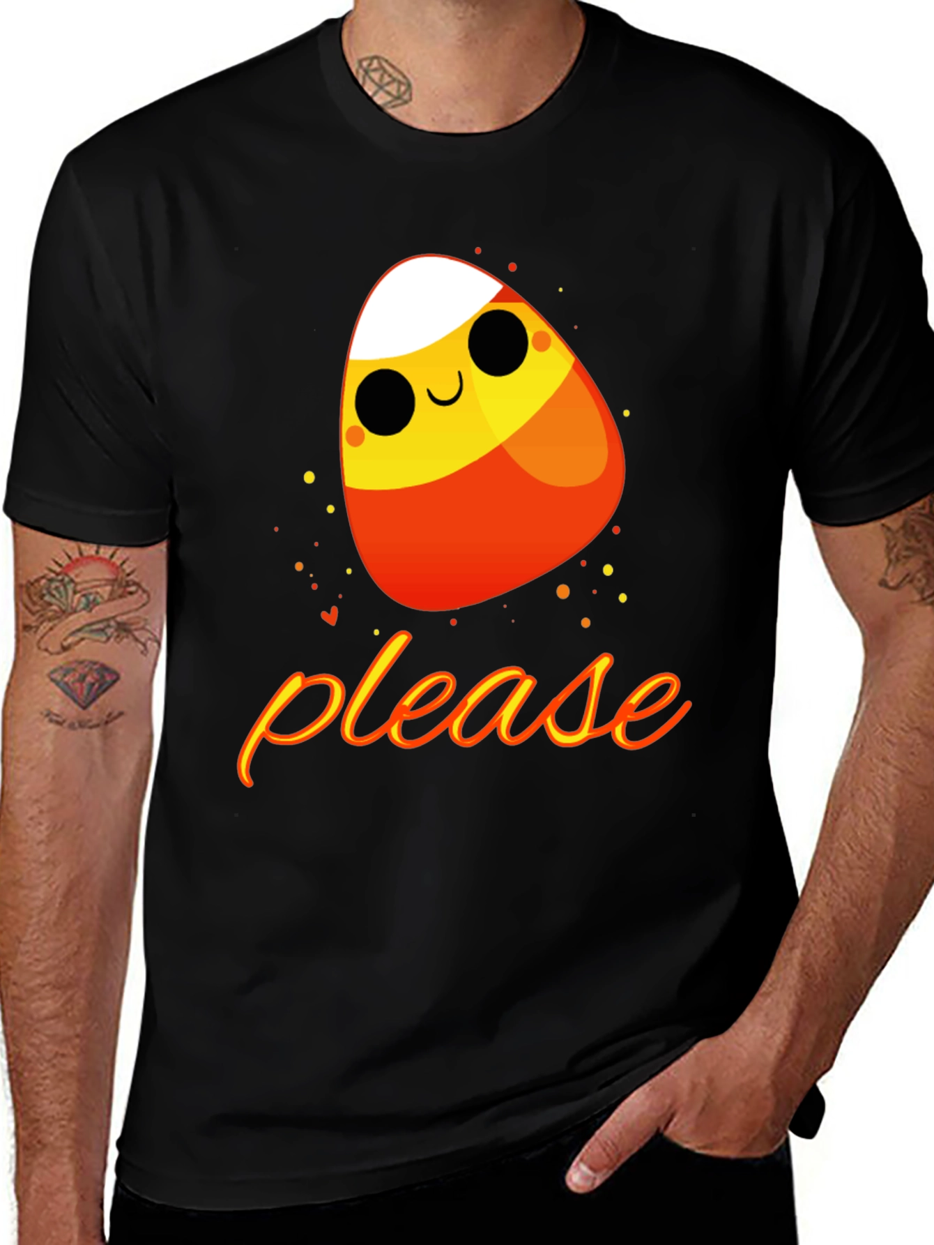 Variant 3 of Candy Corn Please T-Shirt - Halloween Treat