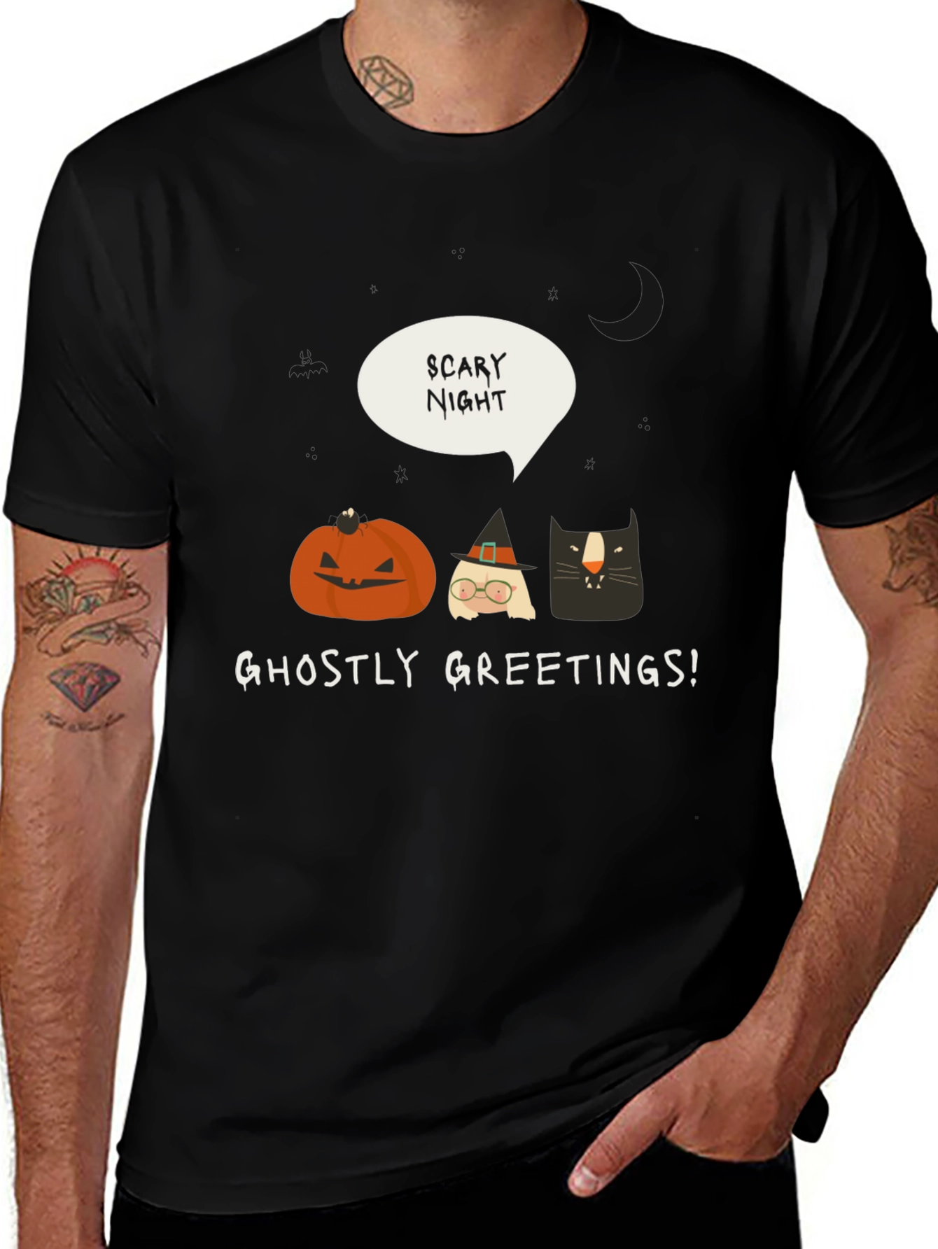 Variant 8 of Scary Night Halloween Tee