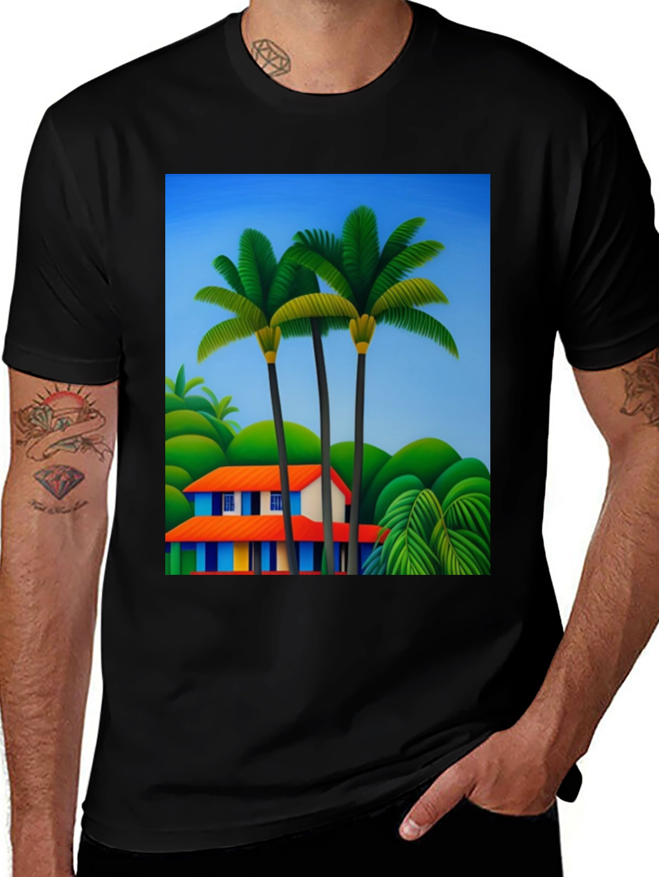 Variant 30 of Tropical Oasis T-Shirt